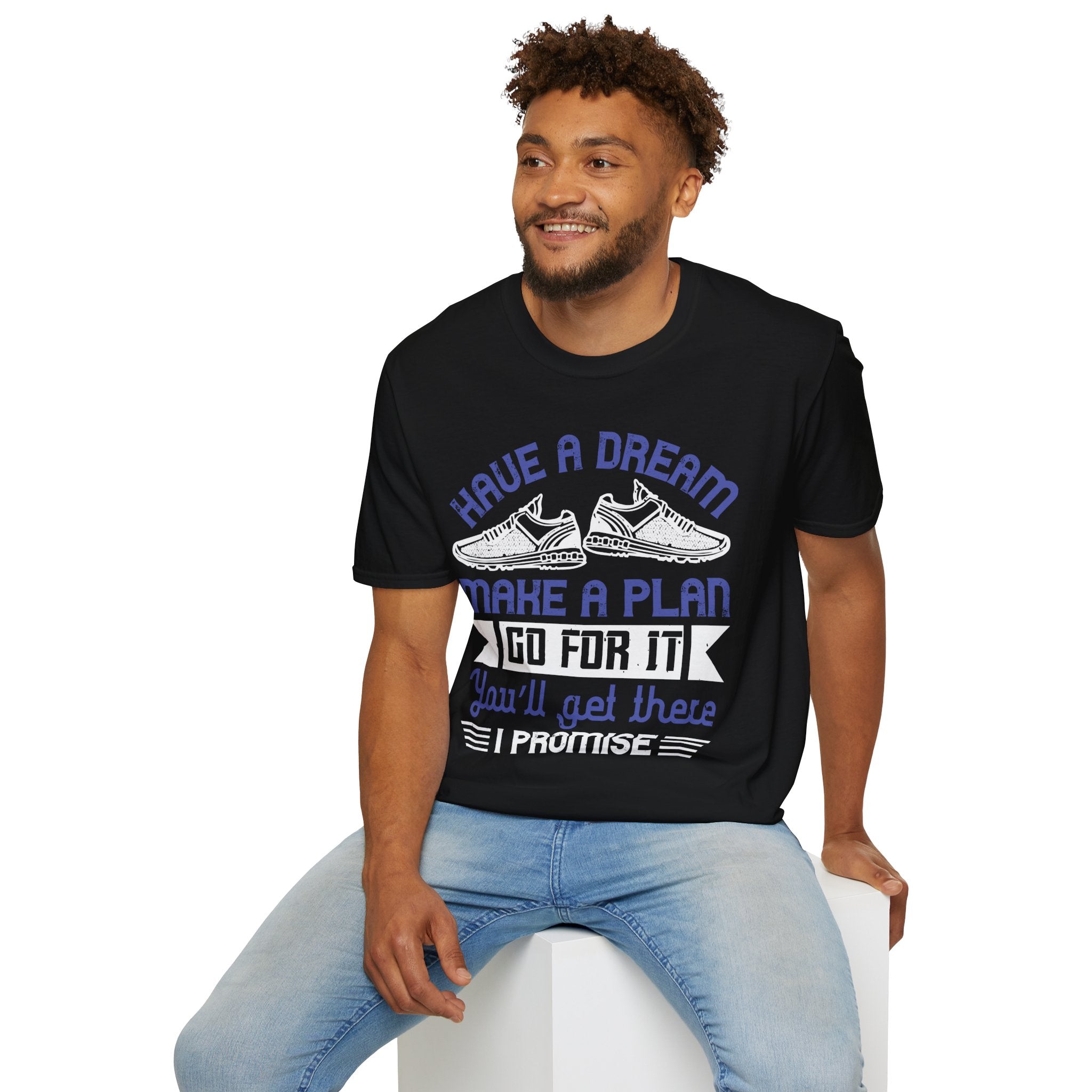Inspirational Graphic T-Shirt with Motivational Quote, Dream Big