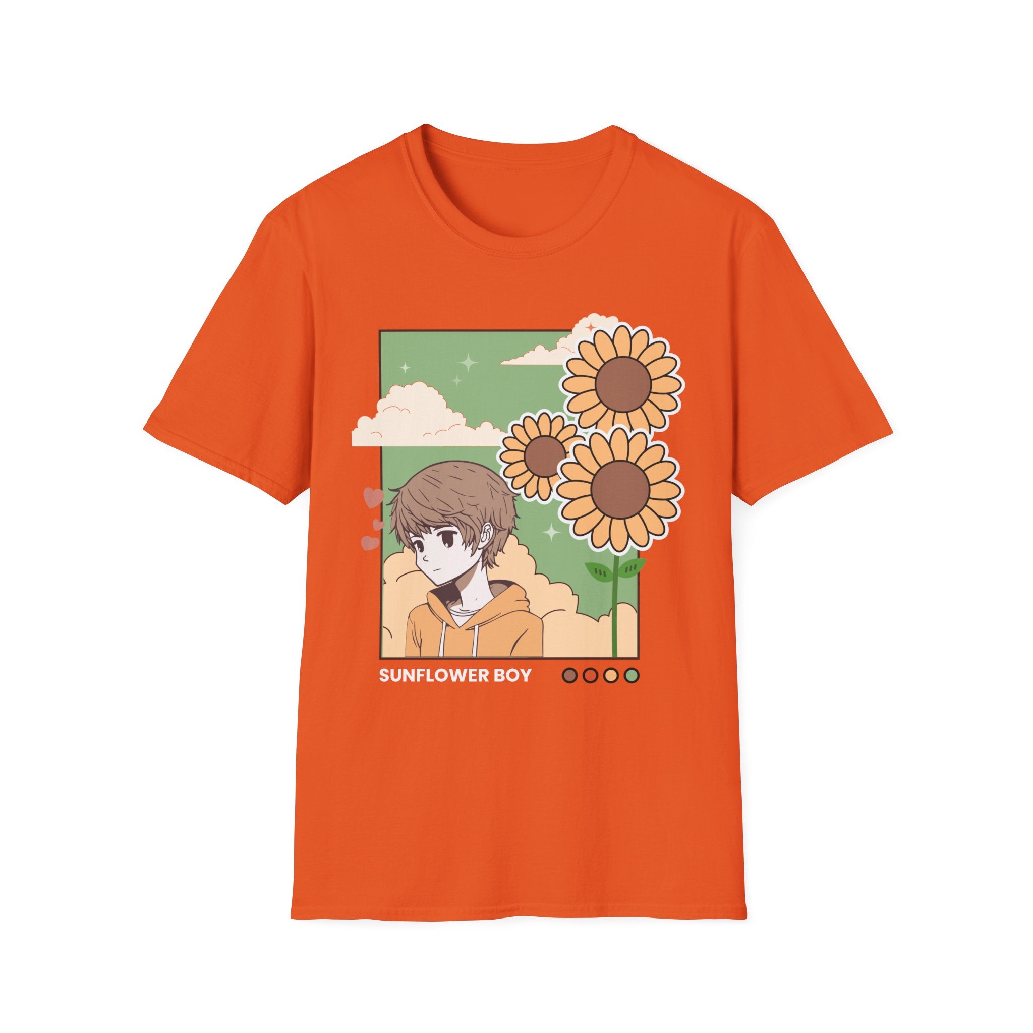 Sunflower Aesthetic Unisex T-Shirt, Softstyle Tee, Casual Wear