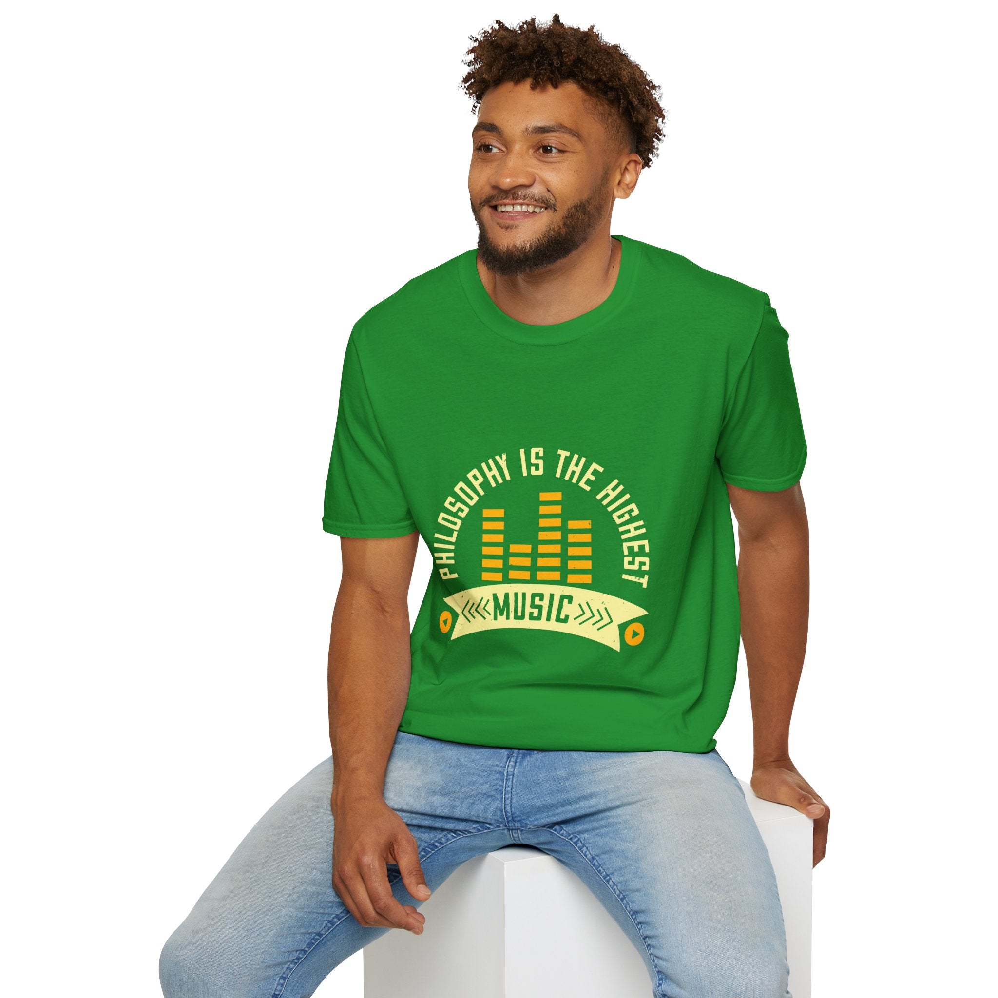 Musical Philosophy T-Shirt - Unisex Softstyle Tee, Gift for Music Lovers