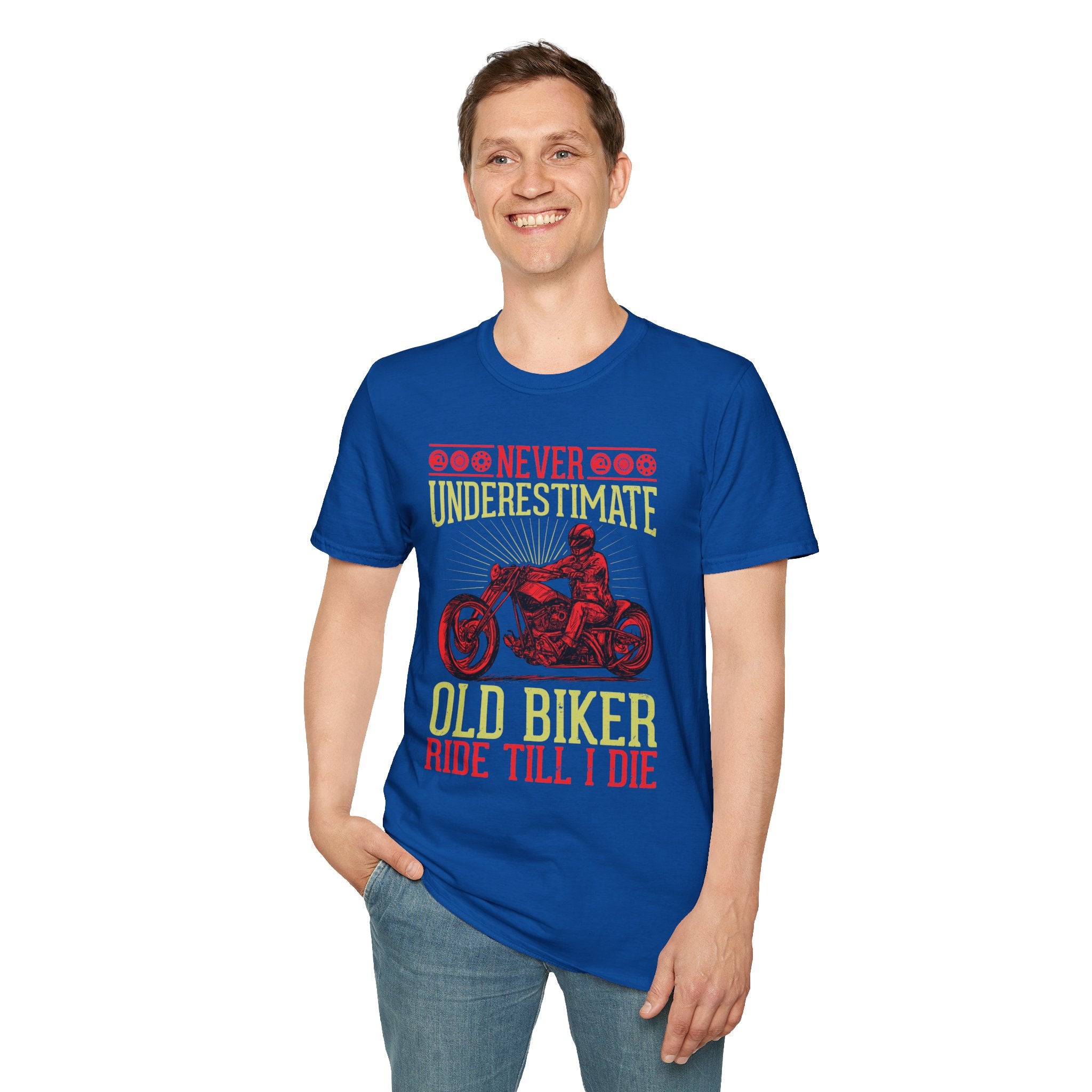 Unisex Biker Shirt - Never Underestimate Old Biker - Motorcycle Gift, Motorbike Lover Tee, Father’s Day Present, Adventure Apparel, [...]