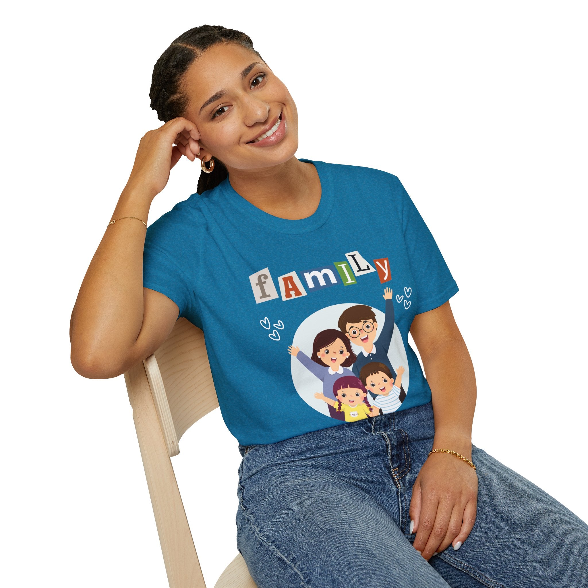 Family Love Unisex T-Shirt, Perfect Gift for Parents