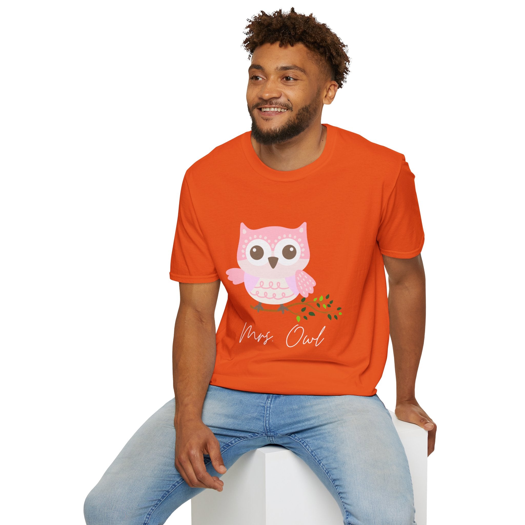 Cute Owl Unisex T-Shirt, Gift for Animal Lovers, Cozy Casual Wear