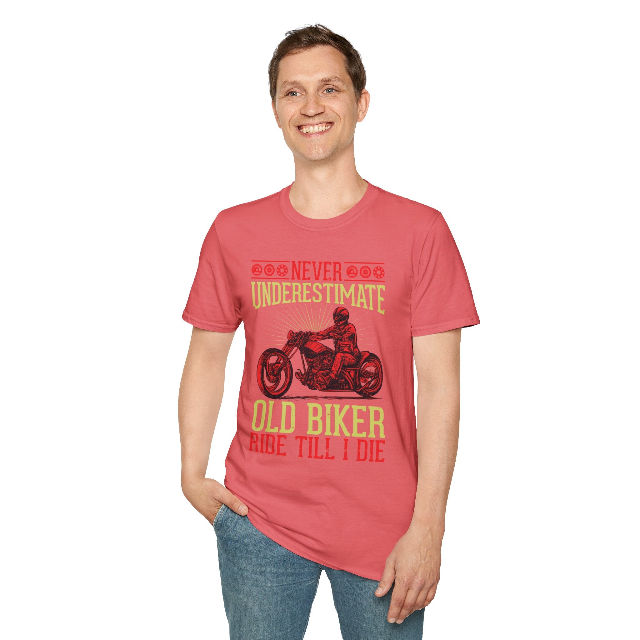 Unisex Biker Shirt - Never Underestimate Old Biker - Motorcycle Gift, Motorbike Lover Tee, Father’s Day Present, Adventure Apparel, [...]