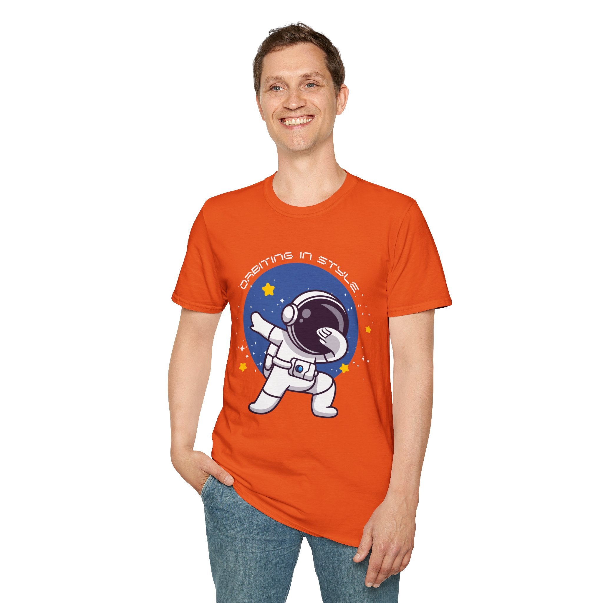 Astronaut Graphic Unisex T-Shirt, Cool Space Tee