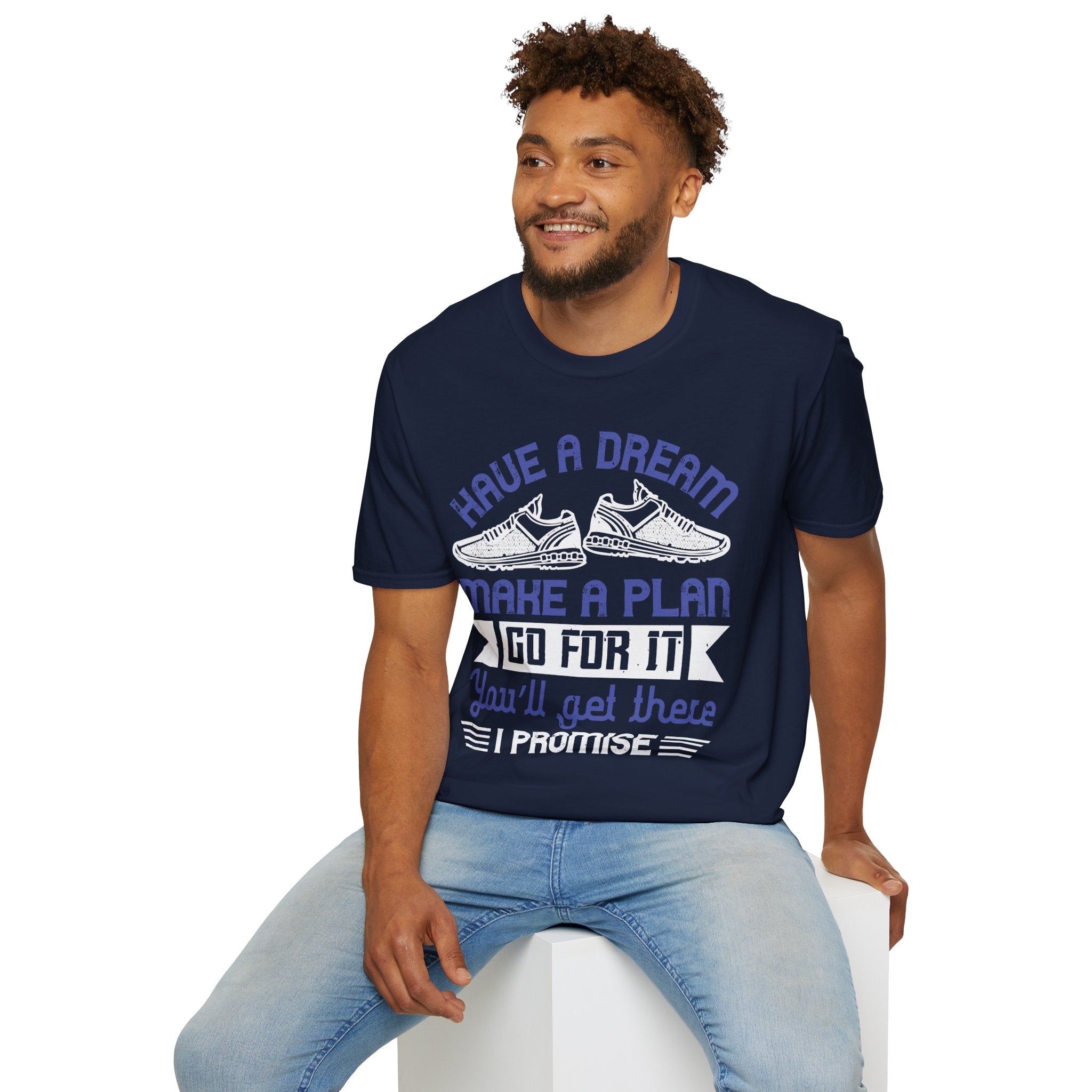 Inspirational Graphic T-Shirt with Motivational Quote, Dream Big