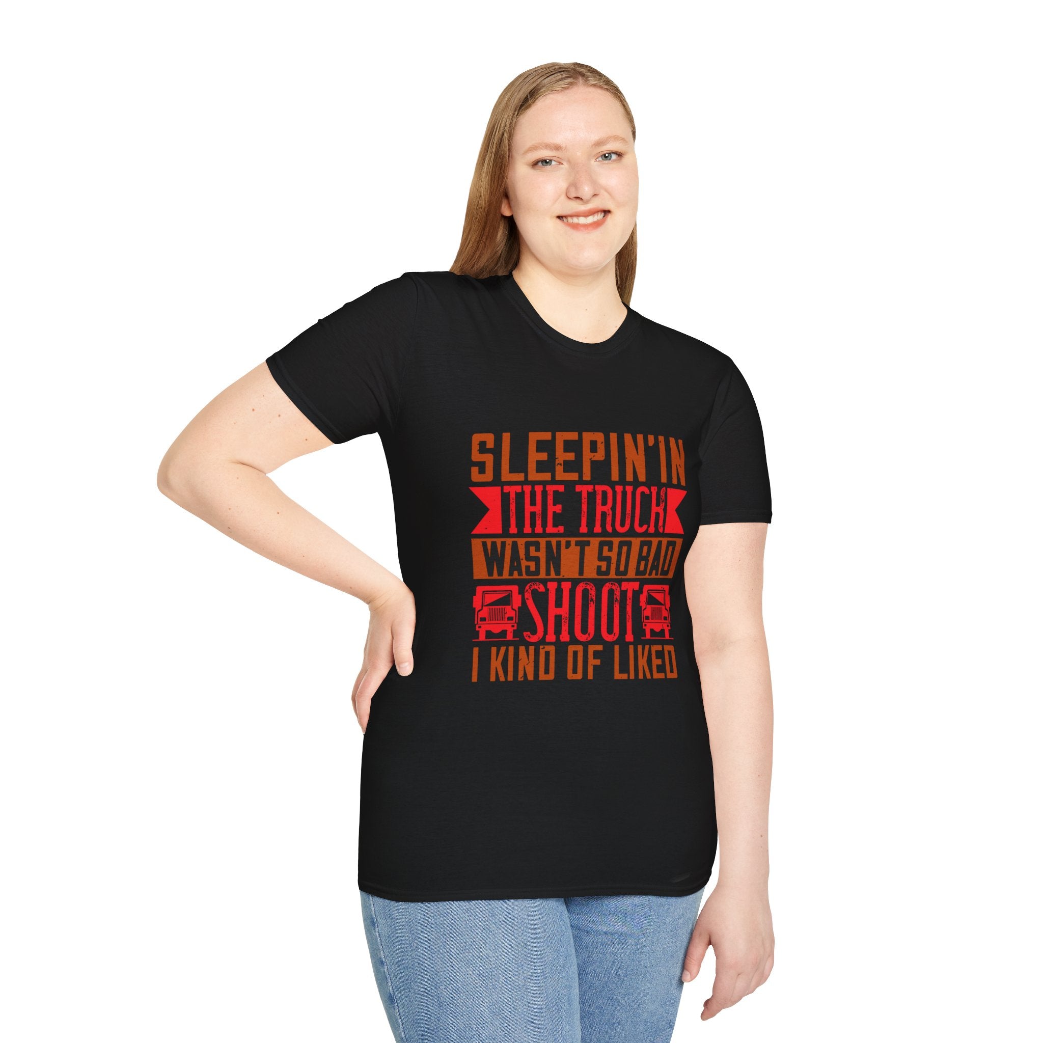 Sleepin' in the Truck Unisex T-Shirt, Casual Tee, Outdoor Adventure Shirt