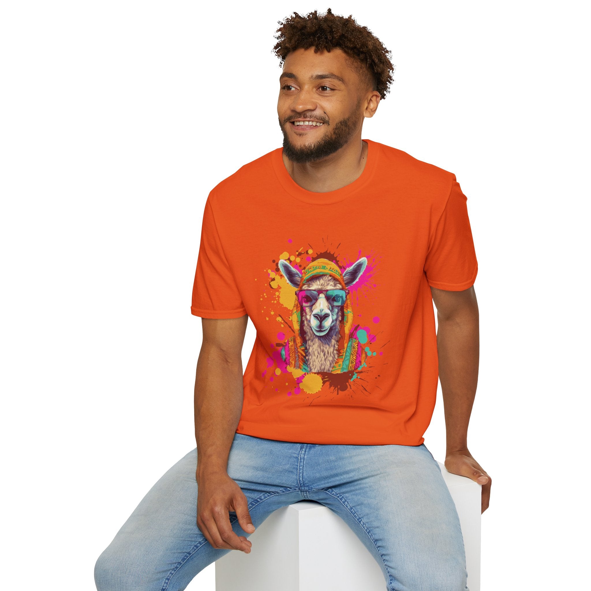 Colorful Llama T-Shirt - Fun Gift for Animal Lovers