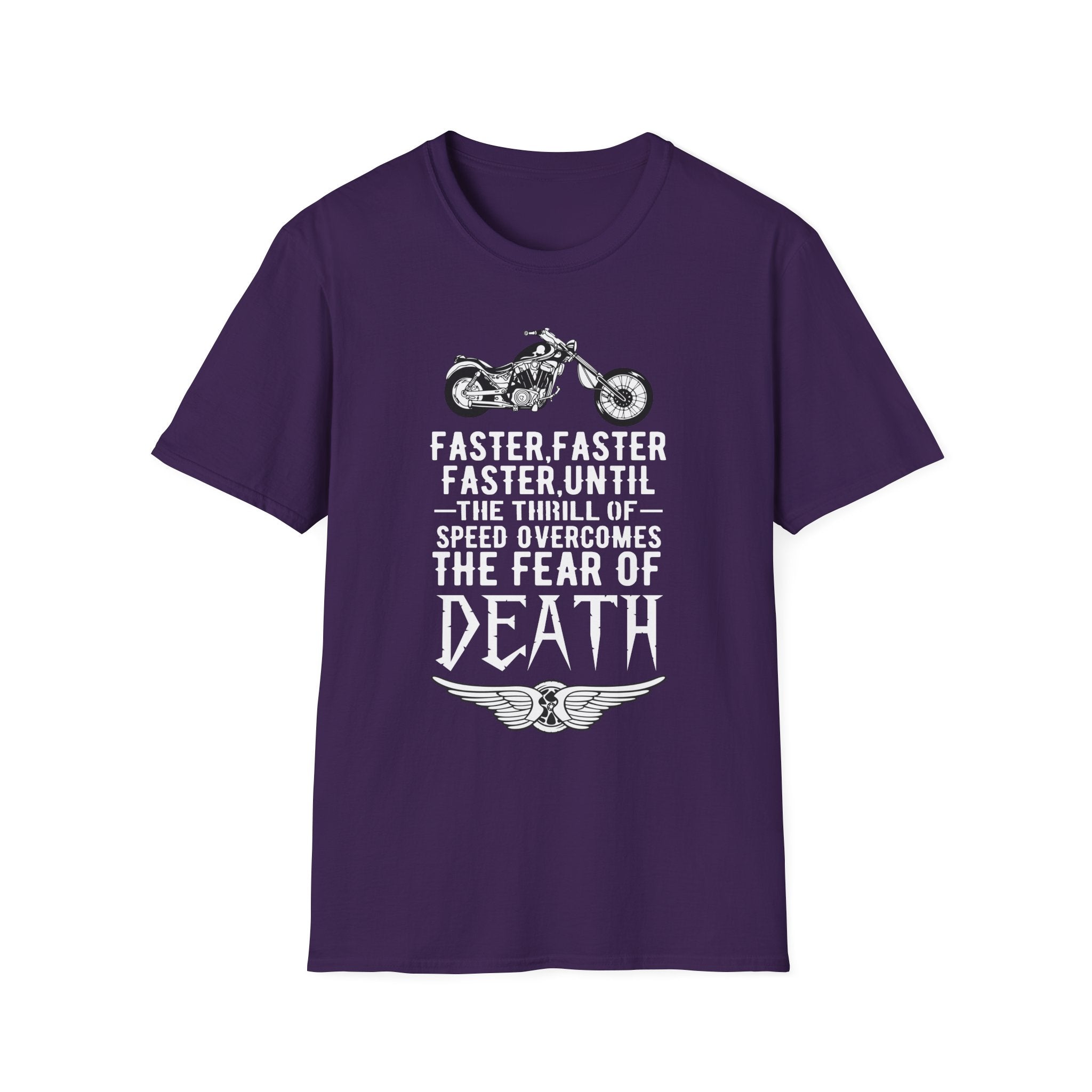 Motorcycle Enthusiast Unisex T-Shirt - Fearless Biker Tee, Gift for Riders, Road Trip Apparel, Freedom Shirt, Adventure Clothing