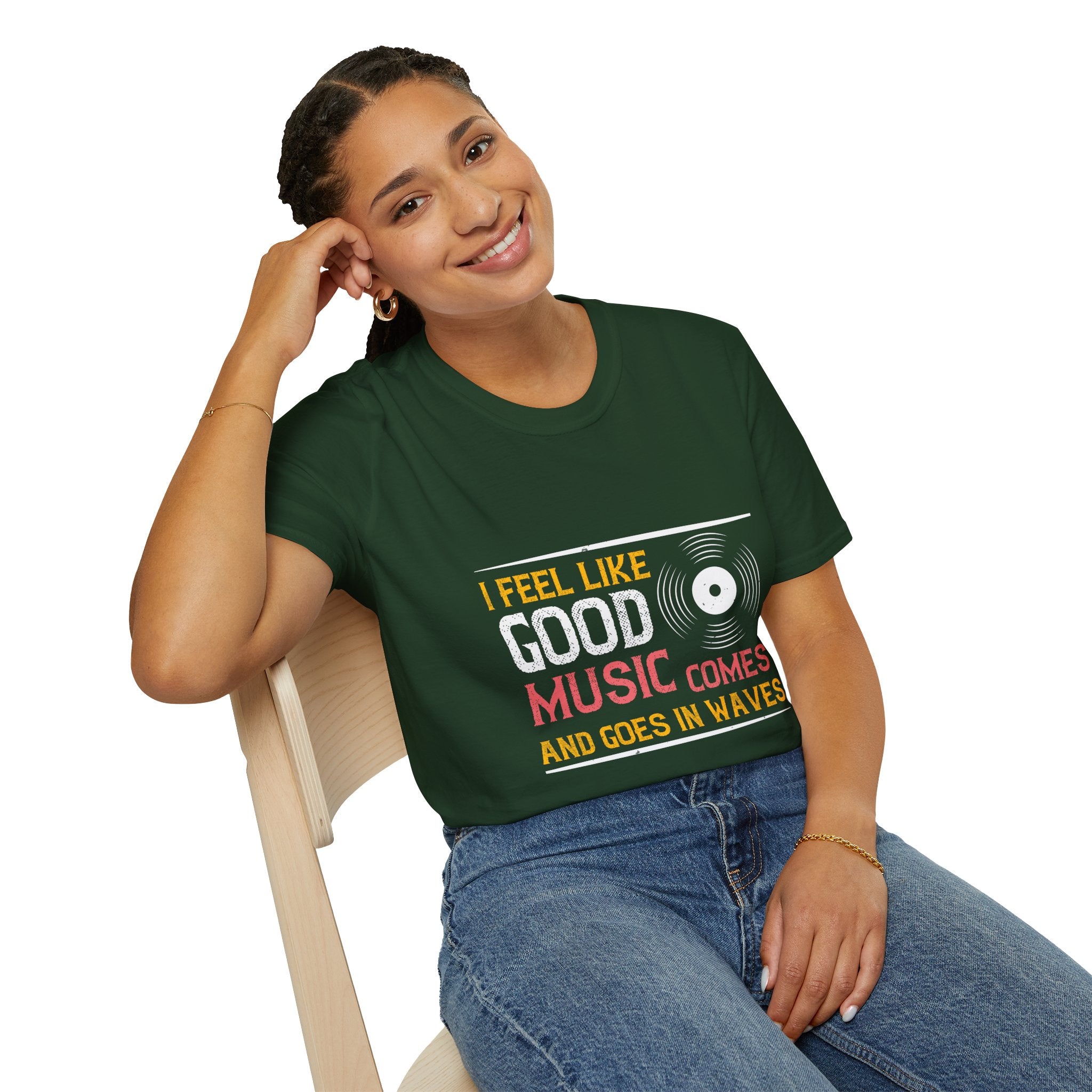 Good Vibes Unisex T-Shirt - Music Lover Gift, Cool Casual Wear
