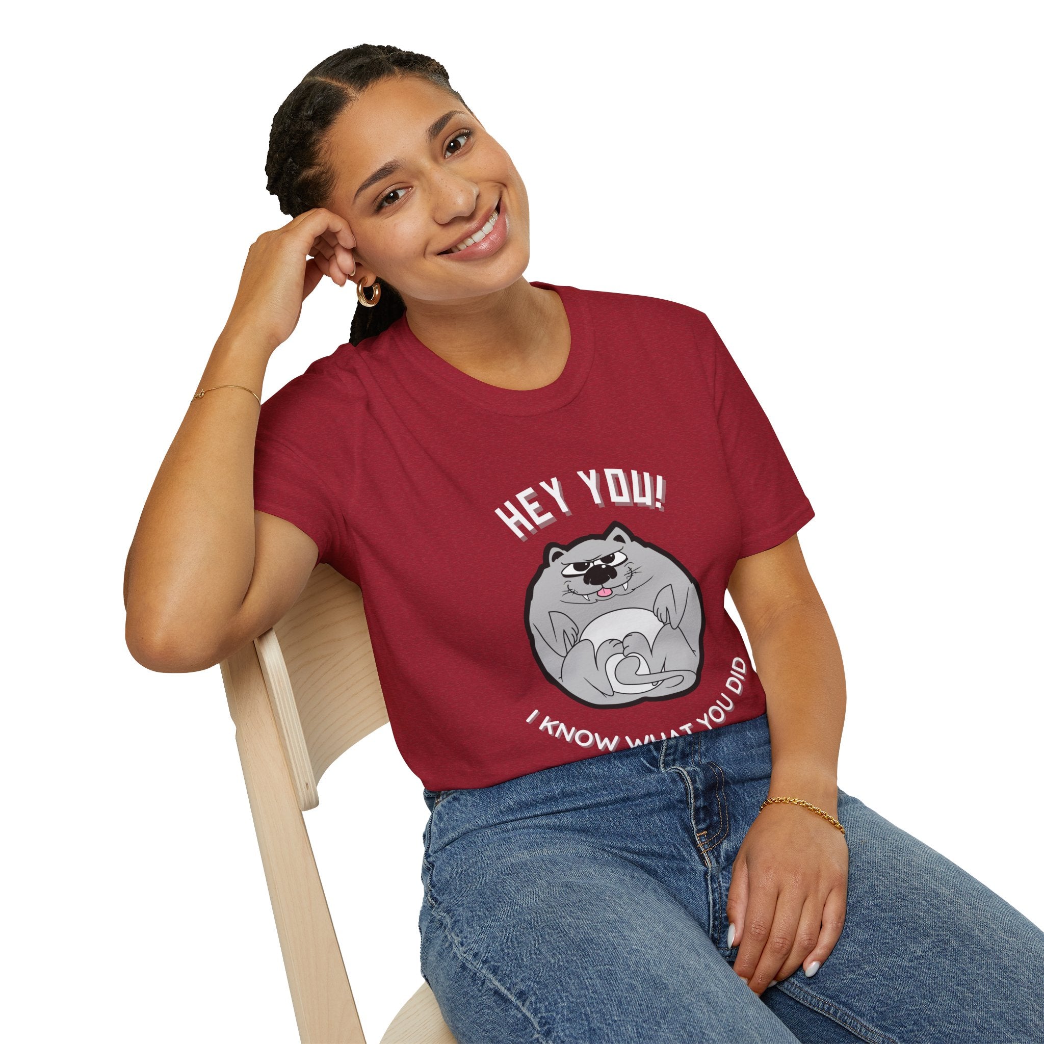 Funny Cat Graphic T-Shirt, Cute Pet Lover Gift