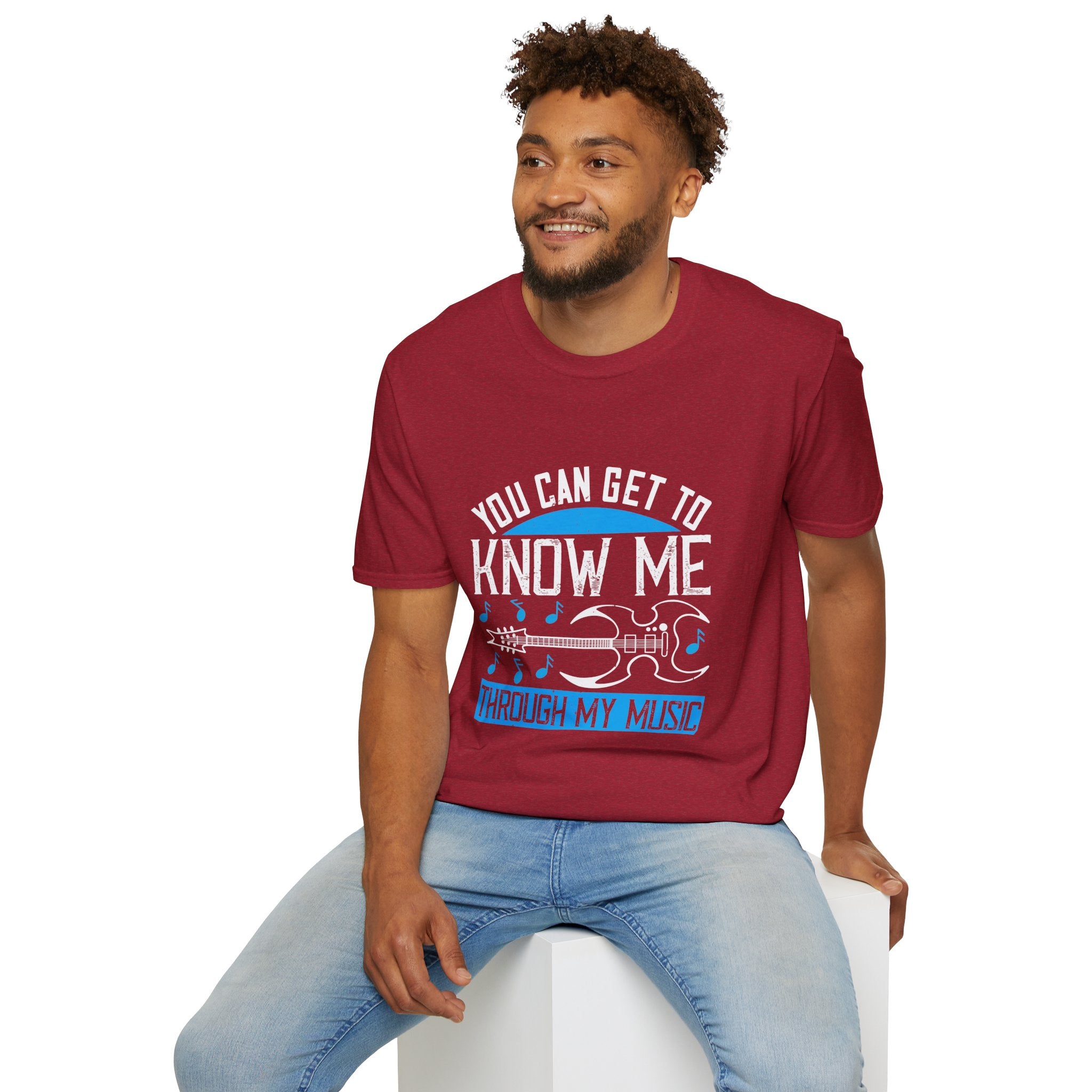 Unisex Music Quote T-Shirt, Softstyle Graphic Tee, Gift for Musicians