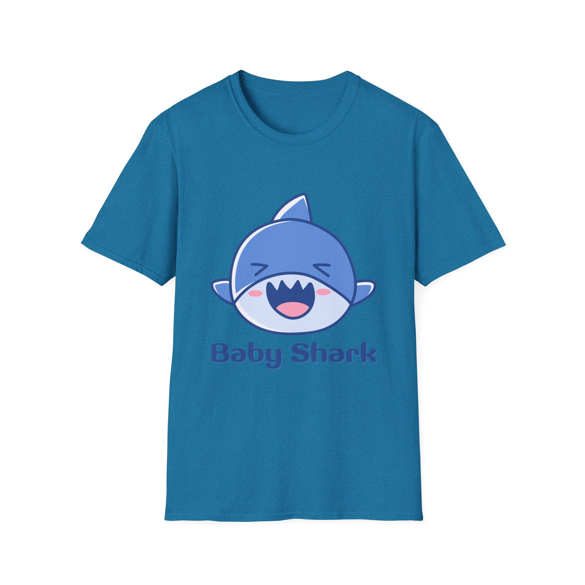 Baby Shark Softstyle T-Shirt, Fun Kids Tee, Cute Baby Shark Shirt
