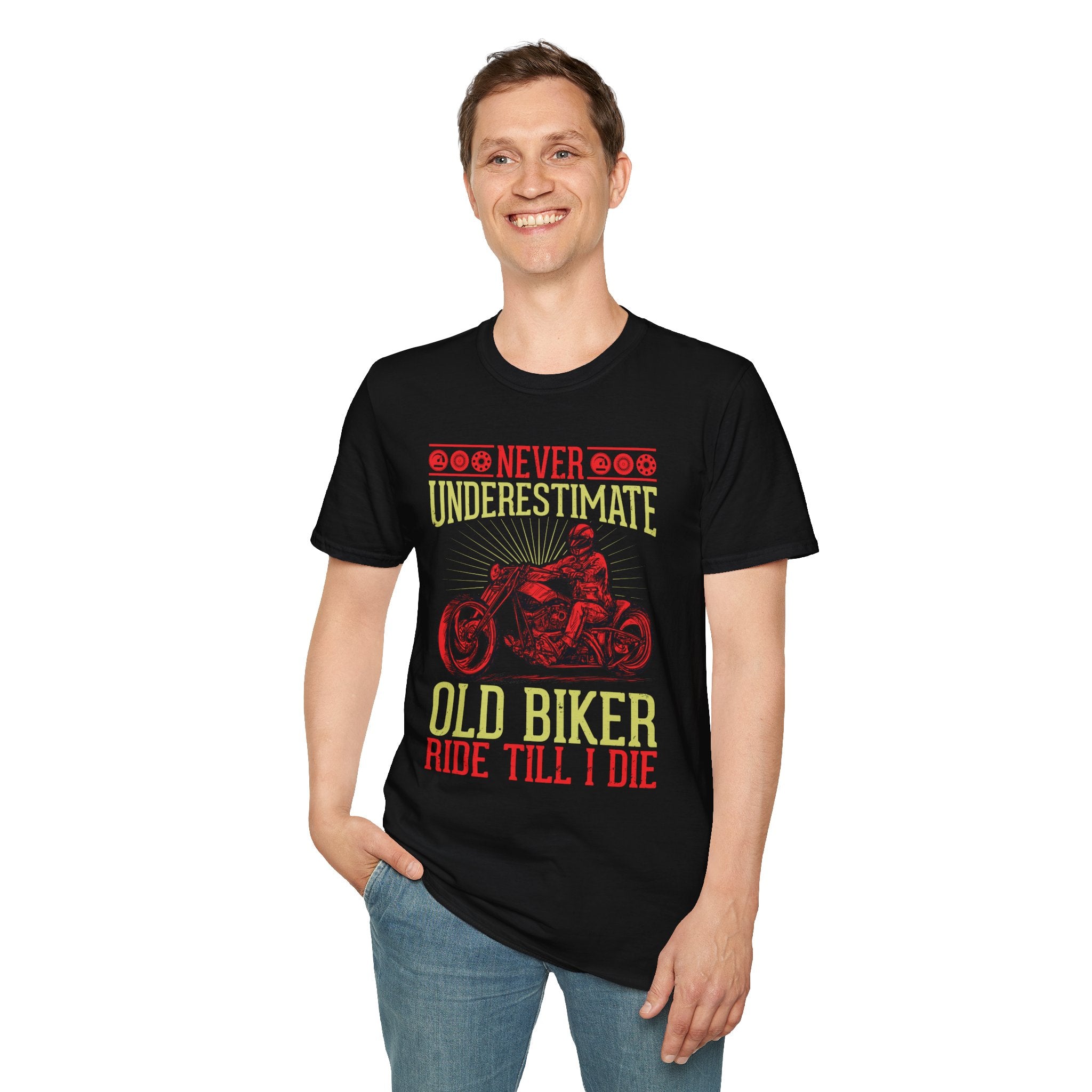 Unisex Biker Shirt - Never Underestimate Old Biker - Motorcycle Gift, Motorbike Lover Tee, Father’s Day Present, Adventure Apparel, [...]