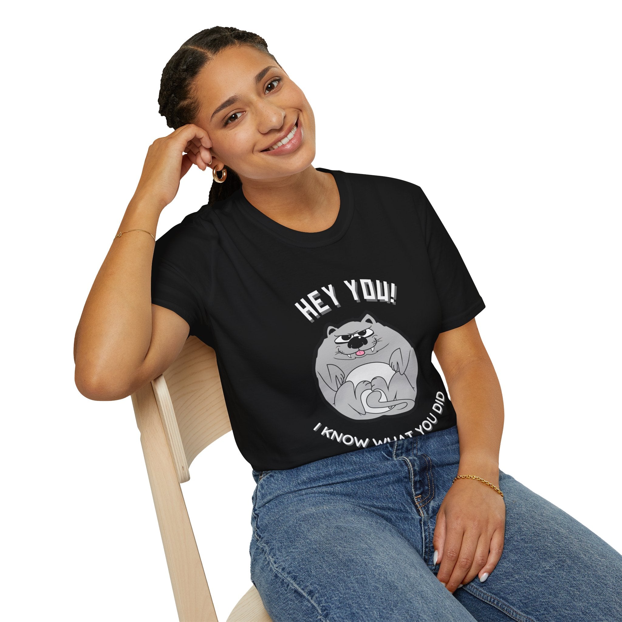 Funny Cat Graphic T-Shirt, Cute Pet Lover Gift