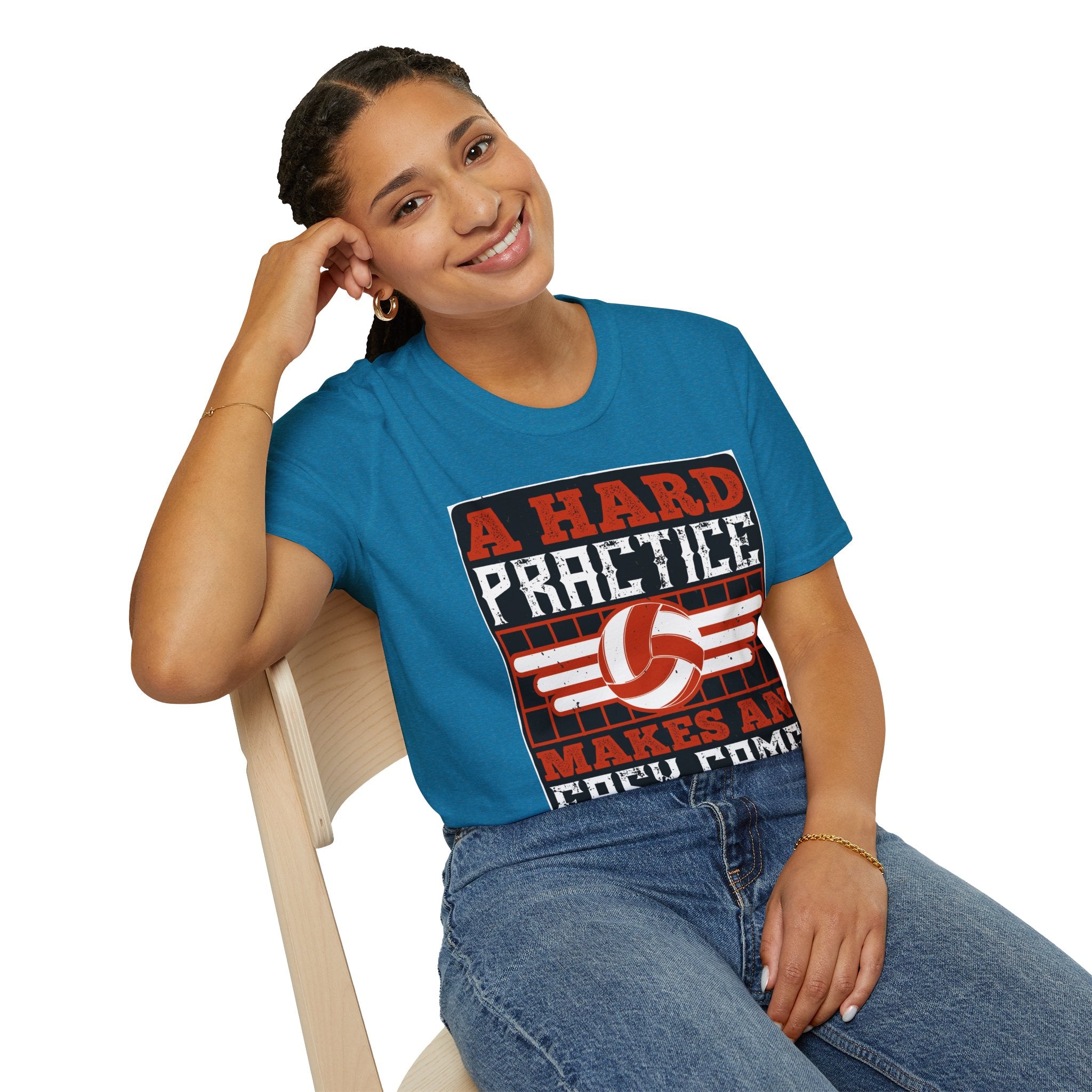 Volleyball Practice Humor Tee | Unisex Softstyle T-Shirt, Sports Shirt