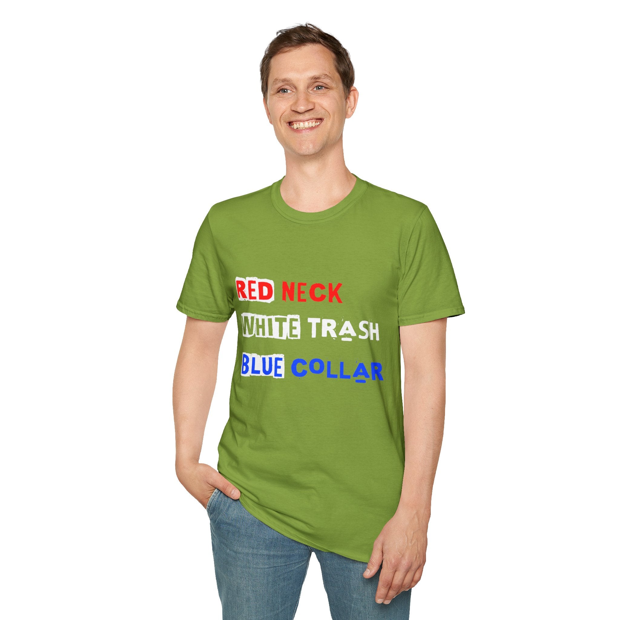 Red Neck, White Trash, Blue Collar Unisex Softstyle T-Shirt – Funny Humor Tee, Gift for Friends, Casual Wear, Summer Outfit, Patriotic [...]
