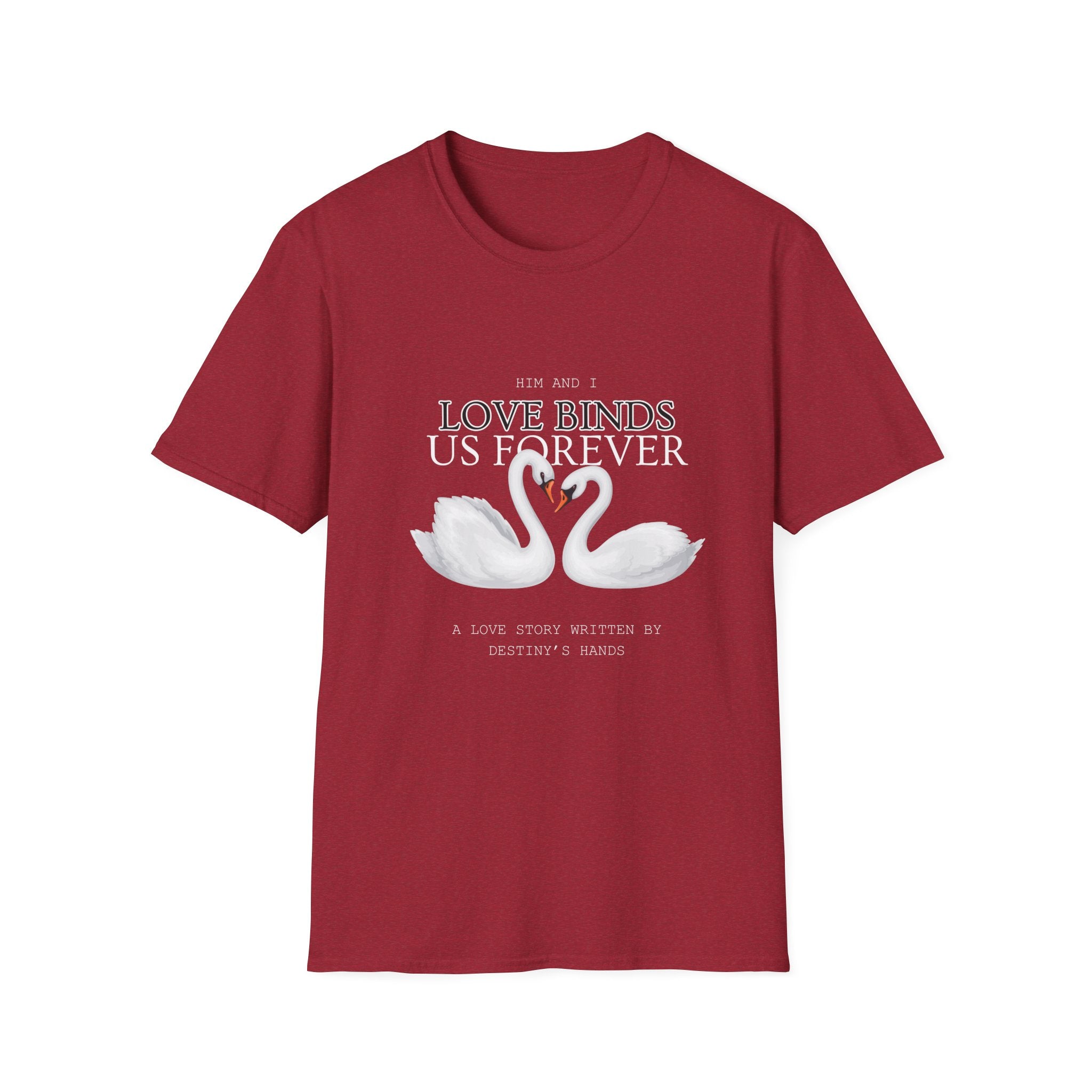 Romantic Swan Love T-Shirt | Perfect Gift for Couples