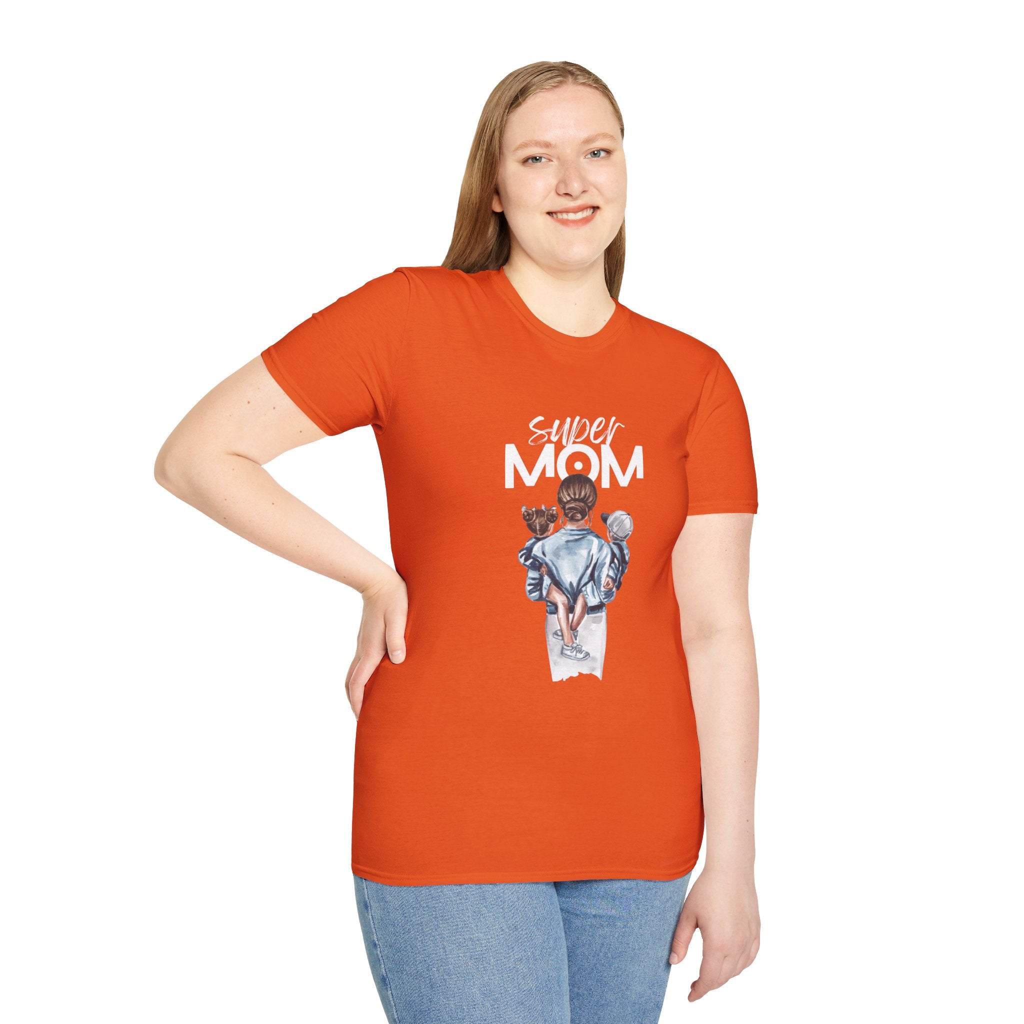 Super Mom Unisex Softstyle T-Shirt | Unisex T-Shirt