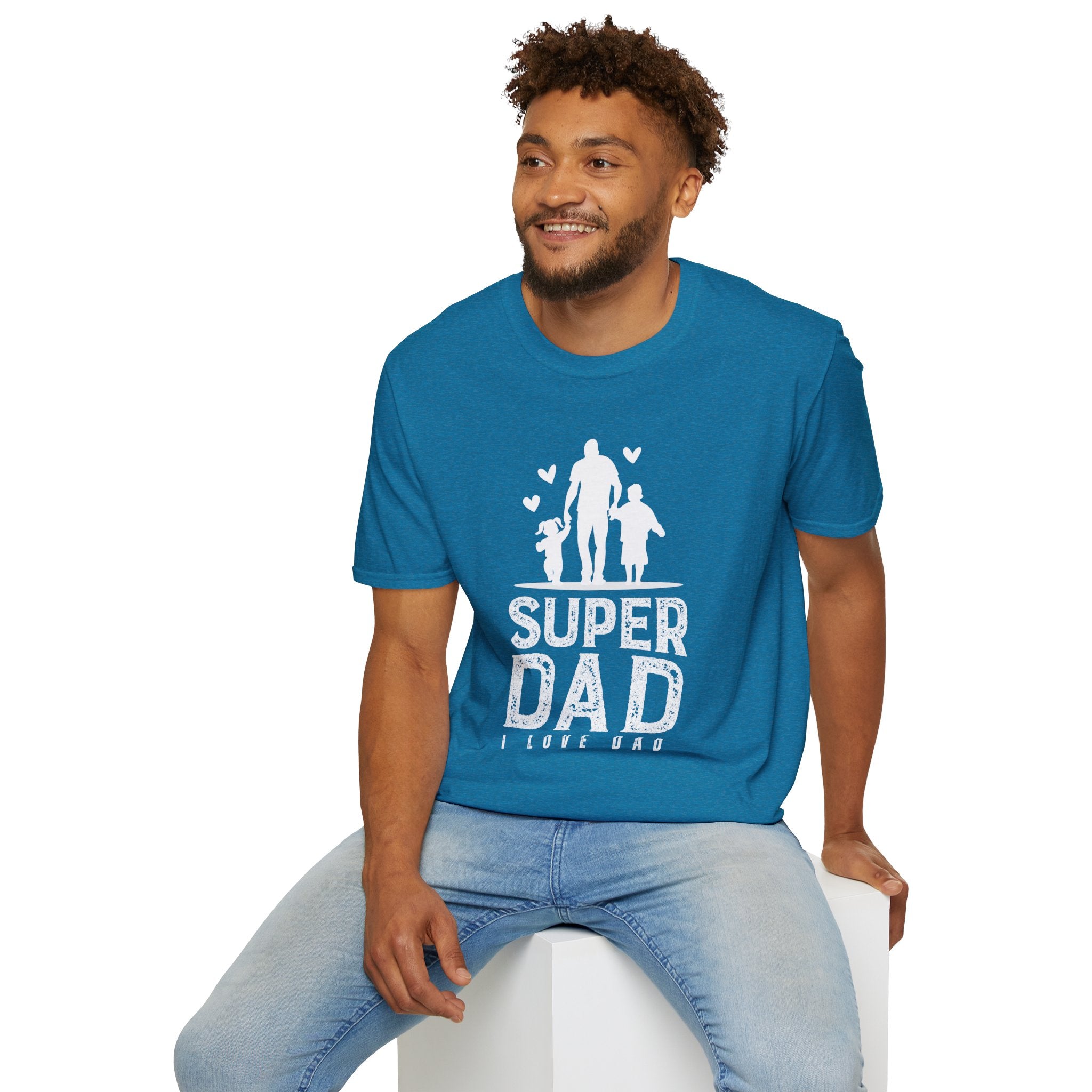 Super Dad Unisex Softstyle T-Shirt, Father's Day Gift