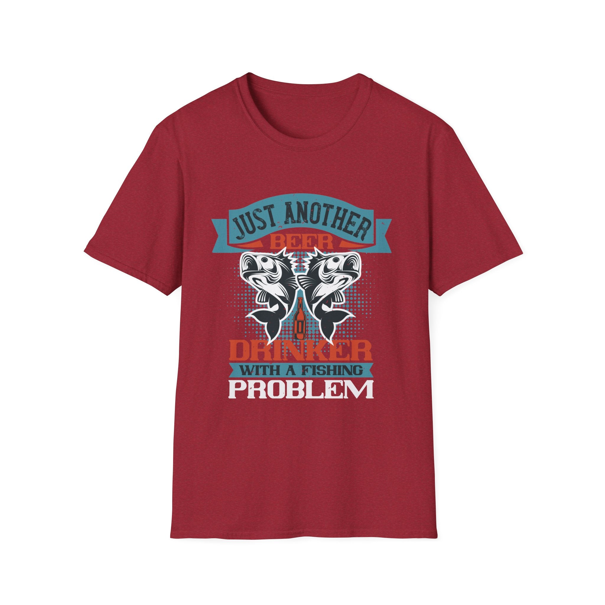 Just Another Beer Drinker Fishing T-Shirt, Unisex Graphic Tee