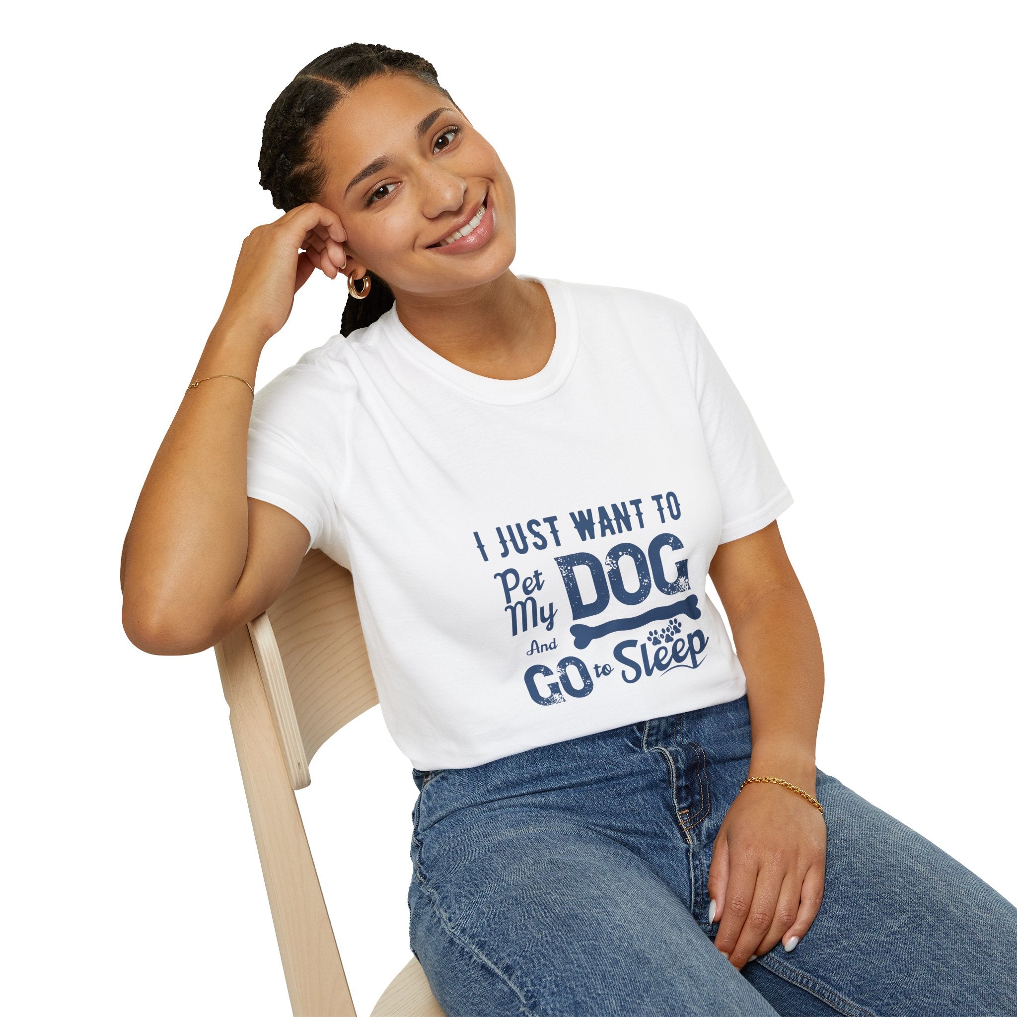 Funny Dog Lover Unisex T-Shirt, Pet Lover Gift, Cute Dog T-Shirt, Dog Mom, Dog Dad Apparel, Animal Lover Shirt