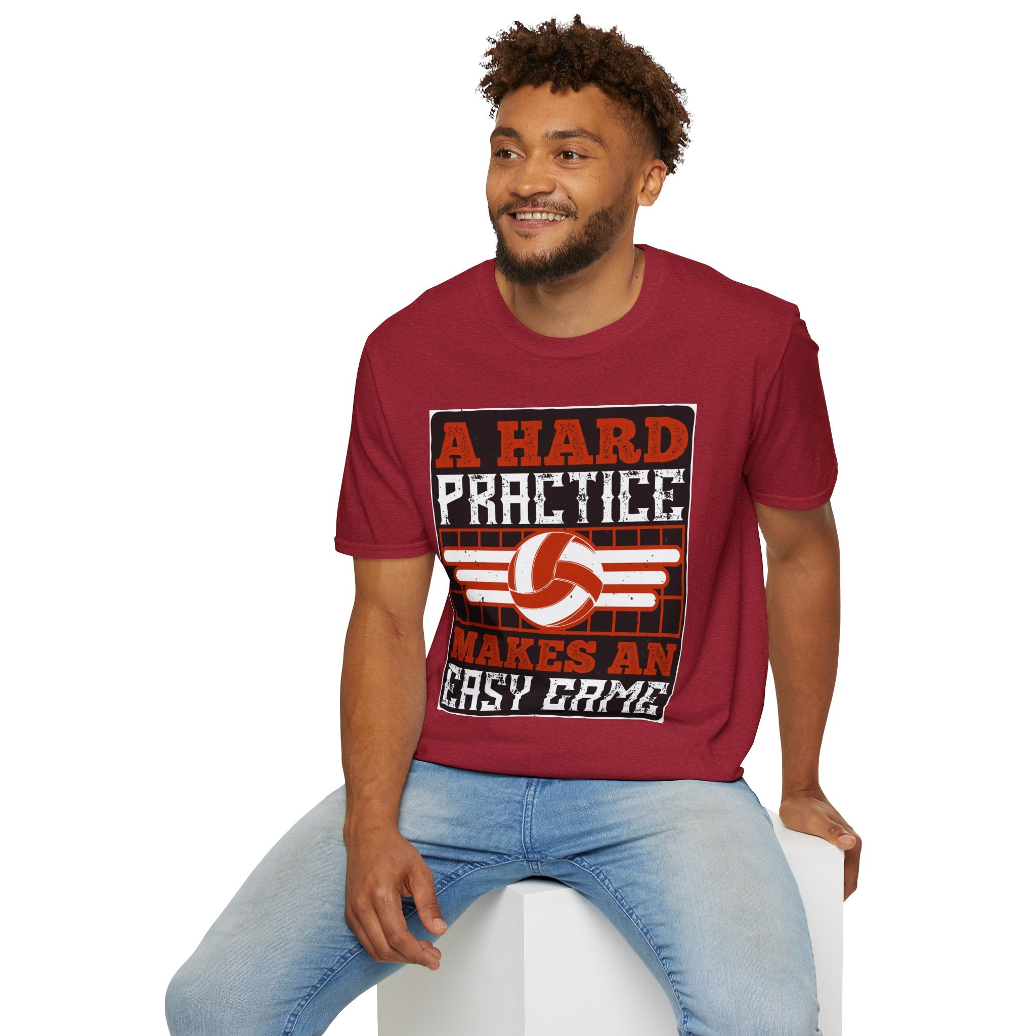 Volleyball Practice Humor Tee | Unisex Softstyle T-Shirt, Sports Shirt