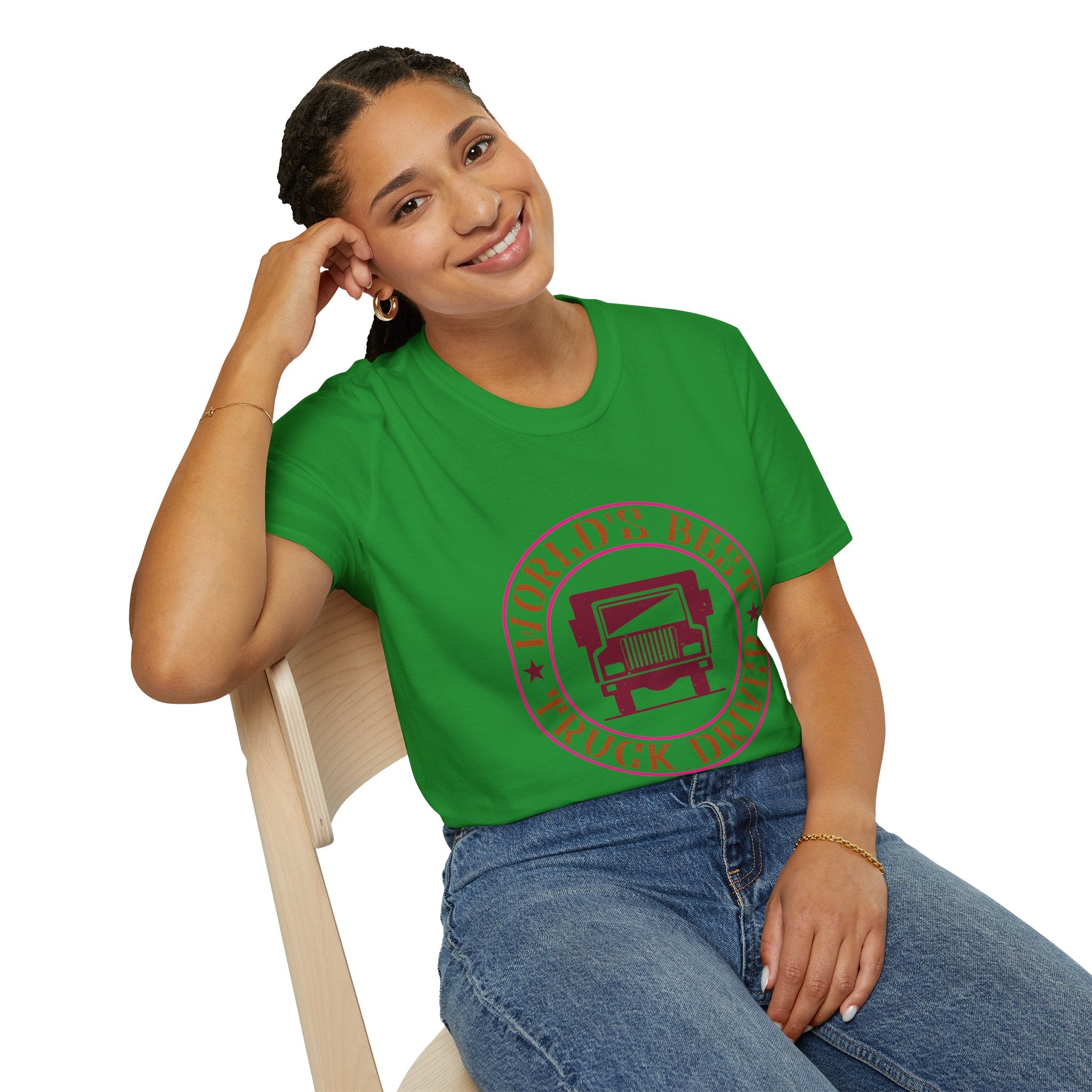 World's Best Truck Driver Unisex Softstyle T-Shirt | Gift for Dad