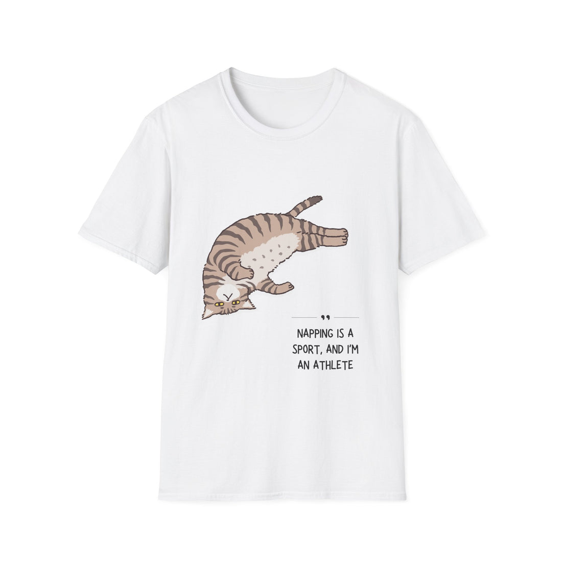 Cat Nap T-Shirt, Funny Cat Lover Gift, Unisex Tee