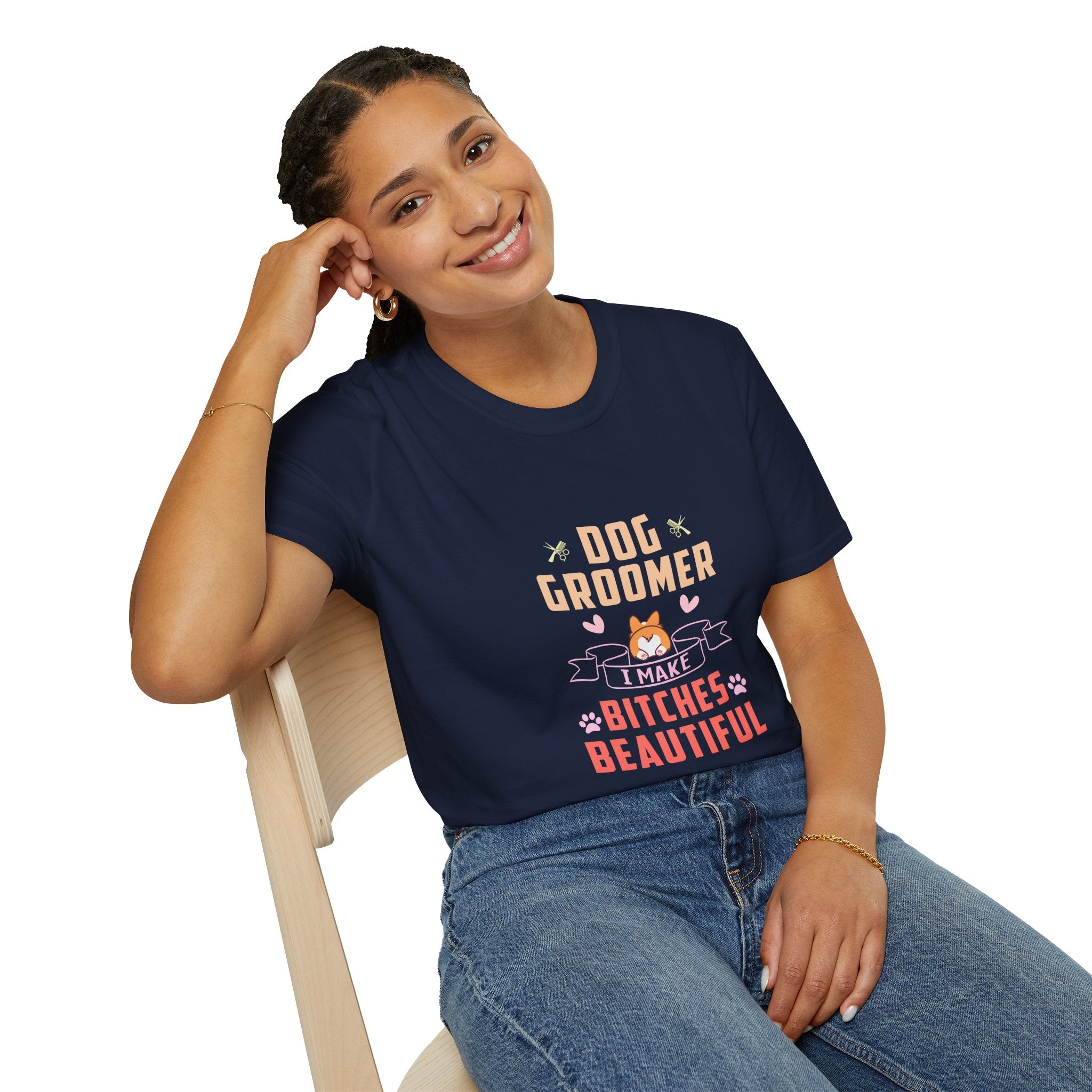 Dog Groomer Unisex T-Shirt, Funny Pet Owner Gift, Cute Animal Lover Tee, Dog Lover Apparel, Groomer Appreciation Gift