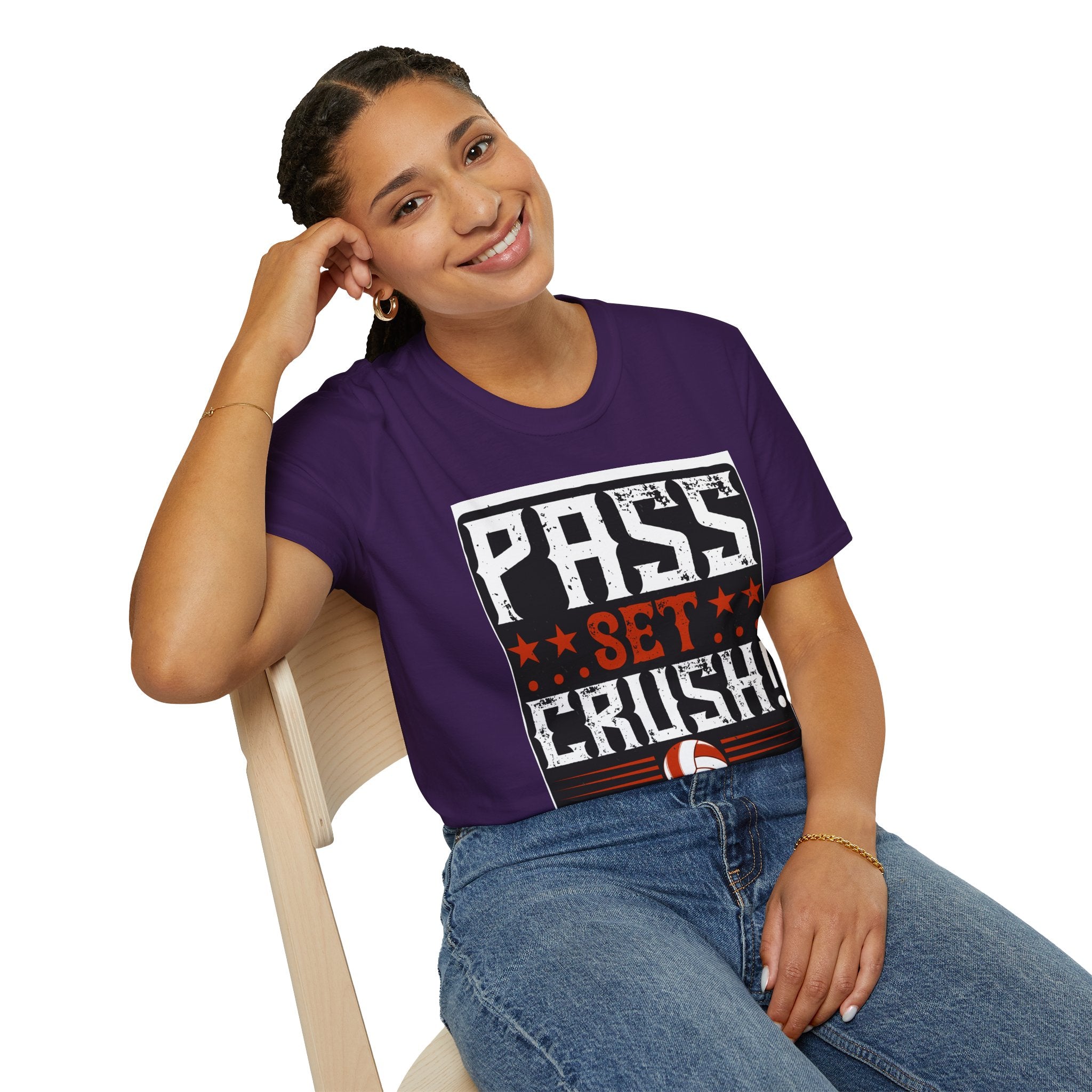Volleyball Passion T-Shirt | Pass Set Crush! | Sports Tee