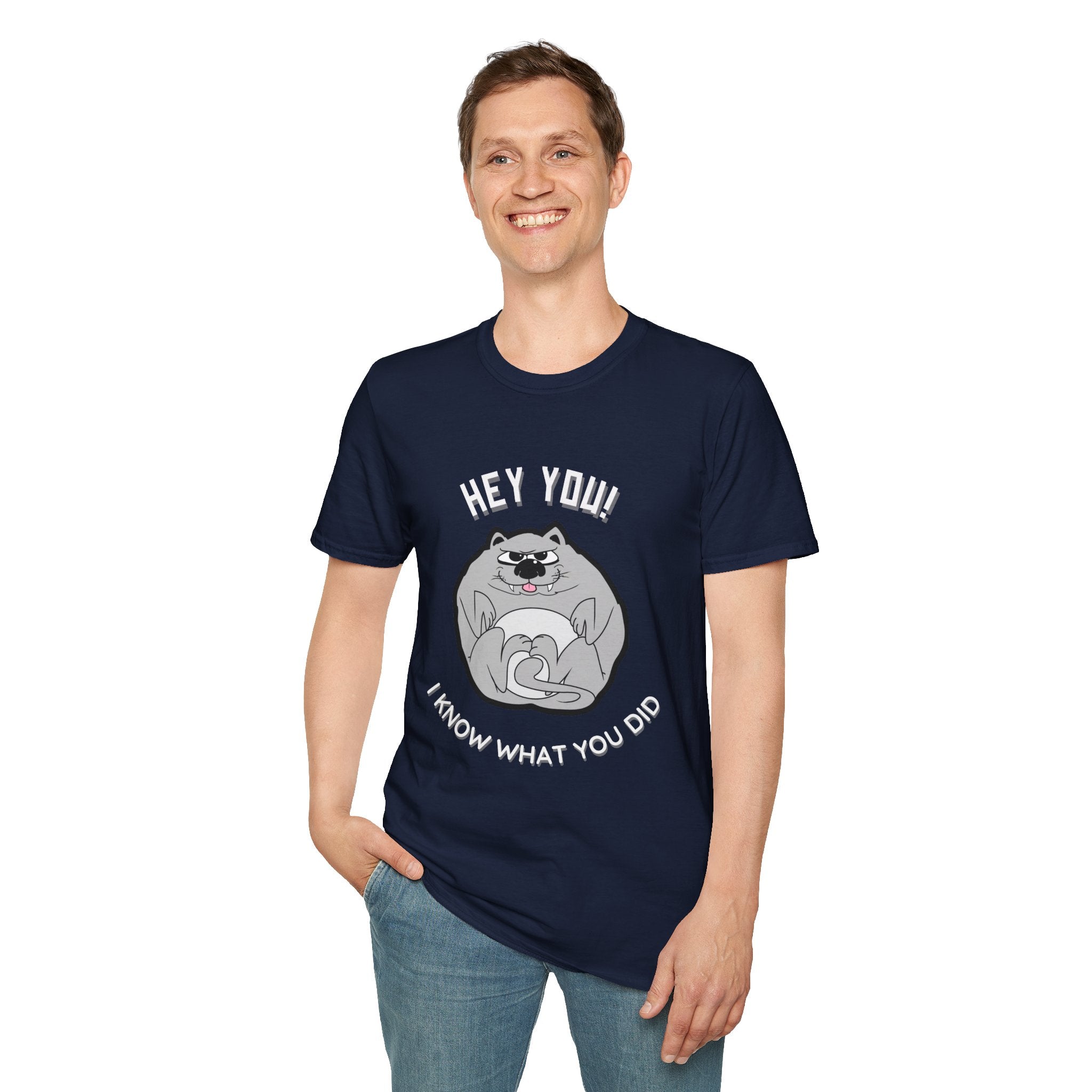 Funny Cat Graphic T-Shirt, Cute Pet Lover Gift