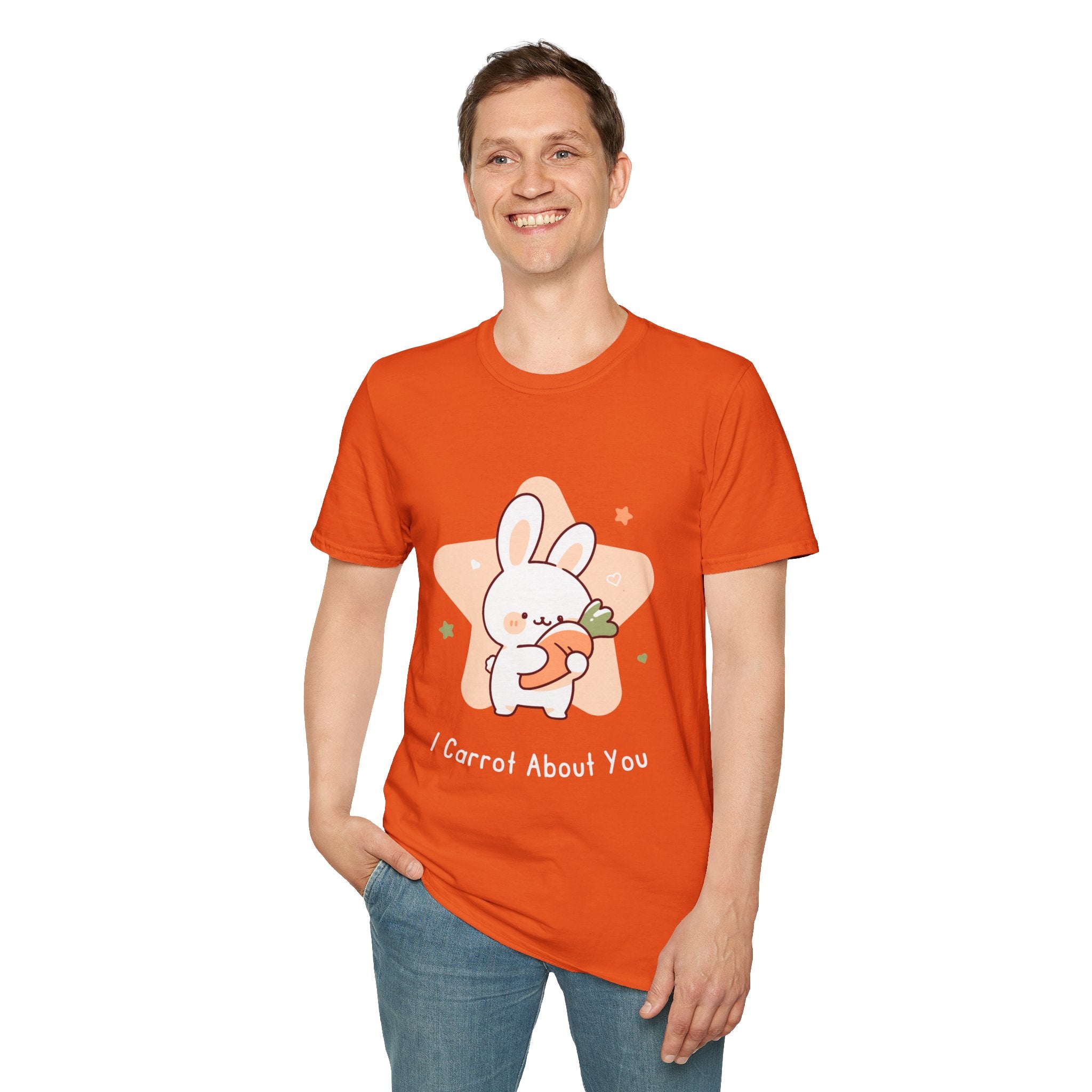 Cute Rabbit Graphic Tee, I Carrot About You Shirt