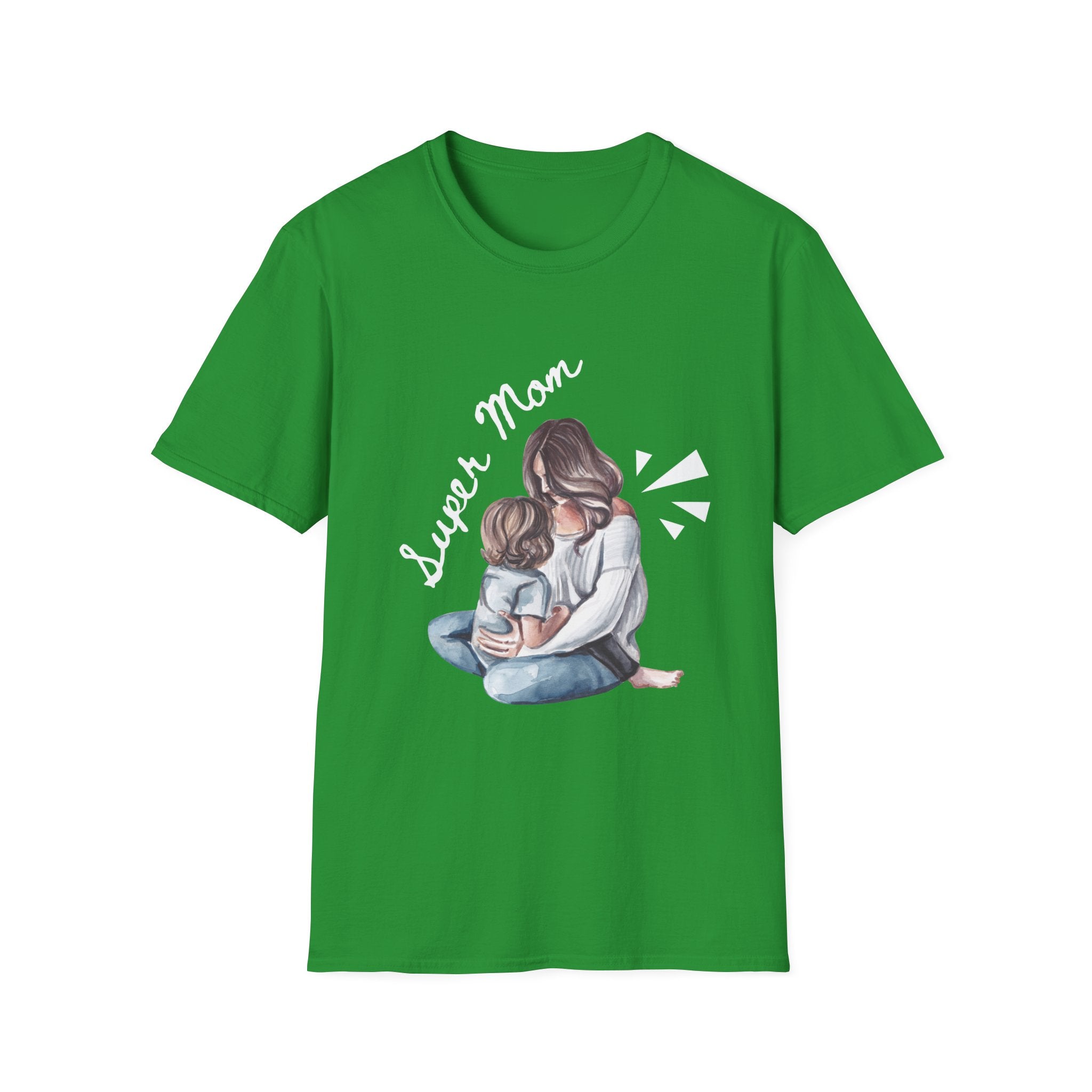Super Mom T-Shirt - Unisex Softstyle Tee for Mother's Day