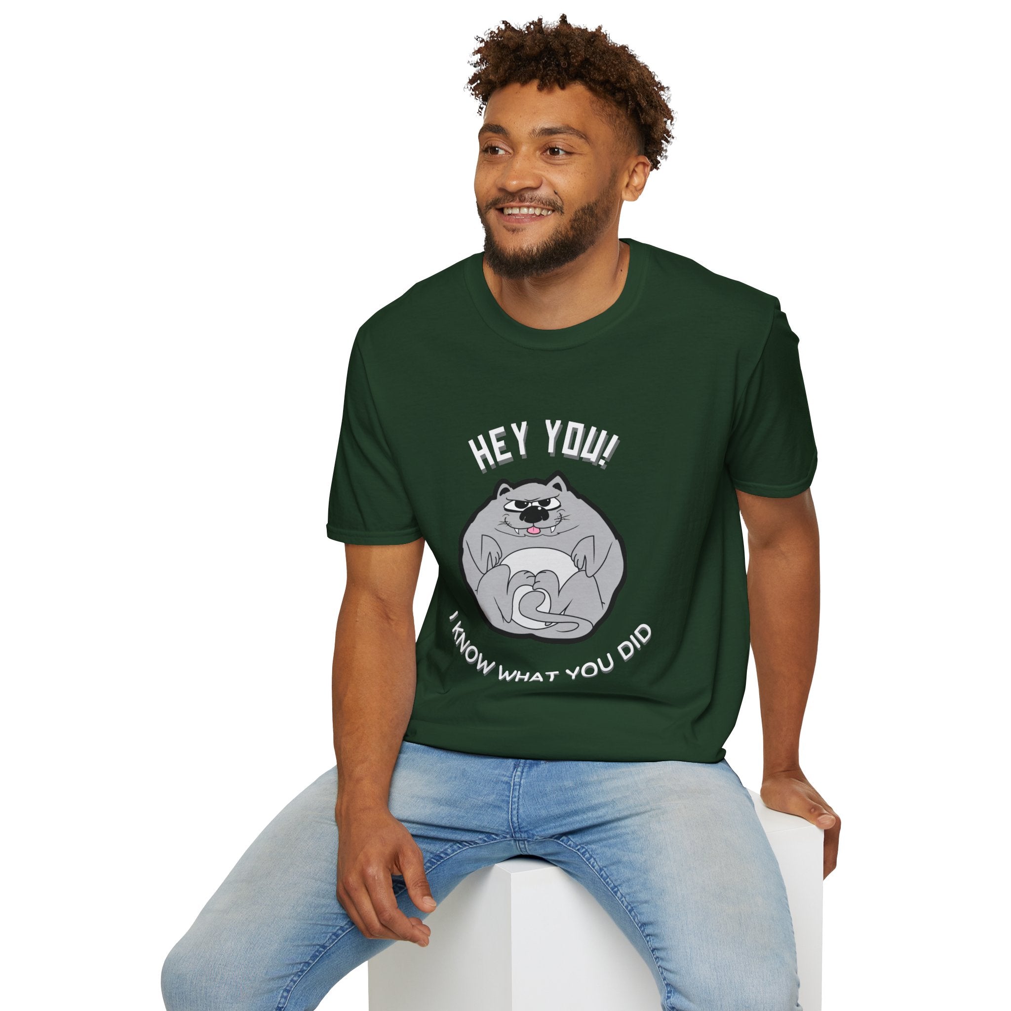 Funny Cat Graphic T-Shirt, Cute Pet Lover Gift