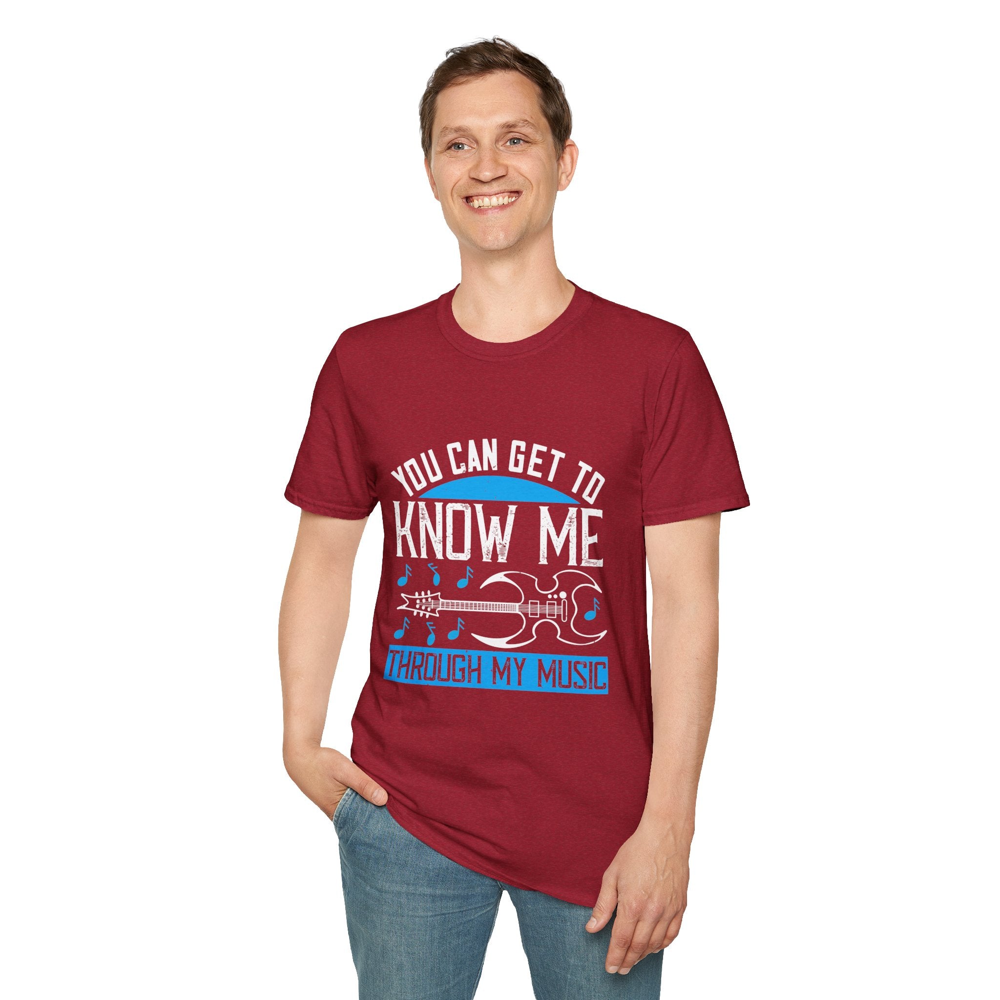 Unisex Music Quote T-Shirt, Softstyle Graphic Tee, Gift for Musicians