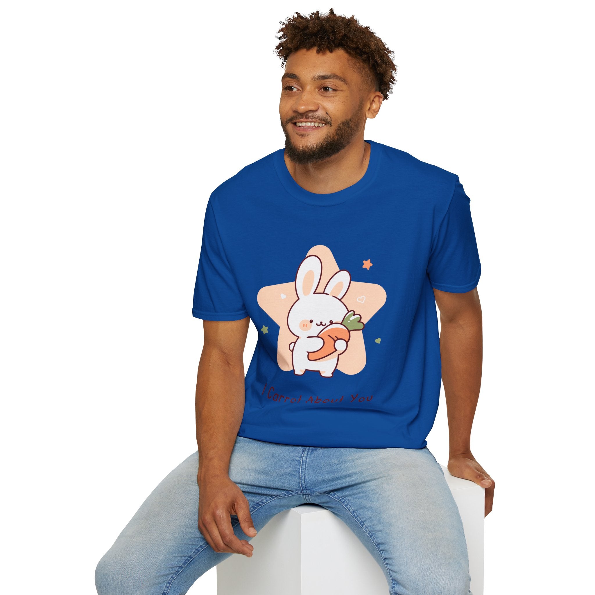 Cute Rabbit Graphic Tee, I Carrot About You Shirt