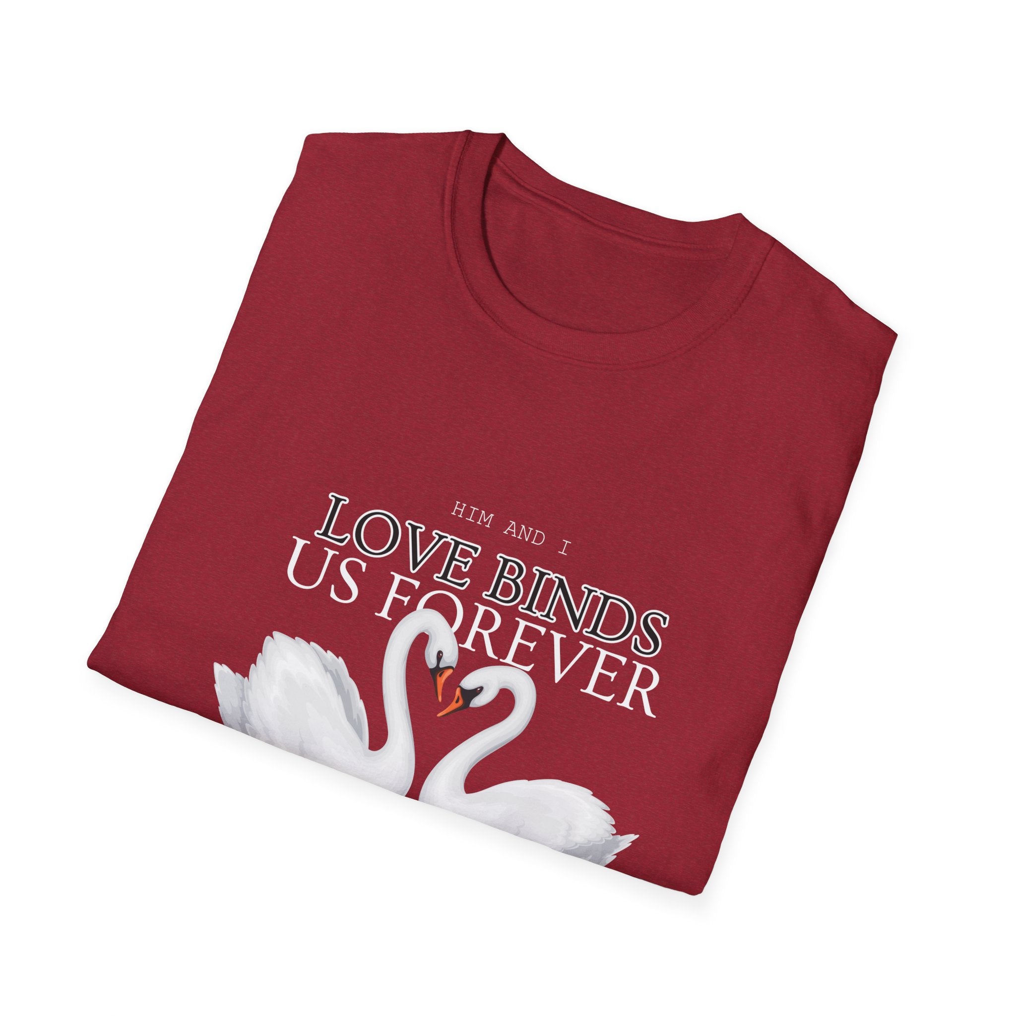 Romantic Swan Love T-Shirt | Perfect Gift for Couples