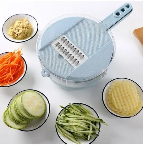 8 In 1 Mandoline Slicer Vegetable Slicer Potato Peeler Carrot Onion Grater With Strainer Vegetable Cutter Kitchen Accessories Advibe Studio