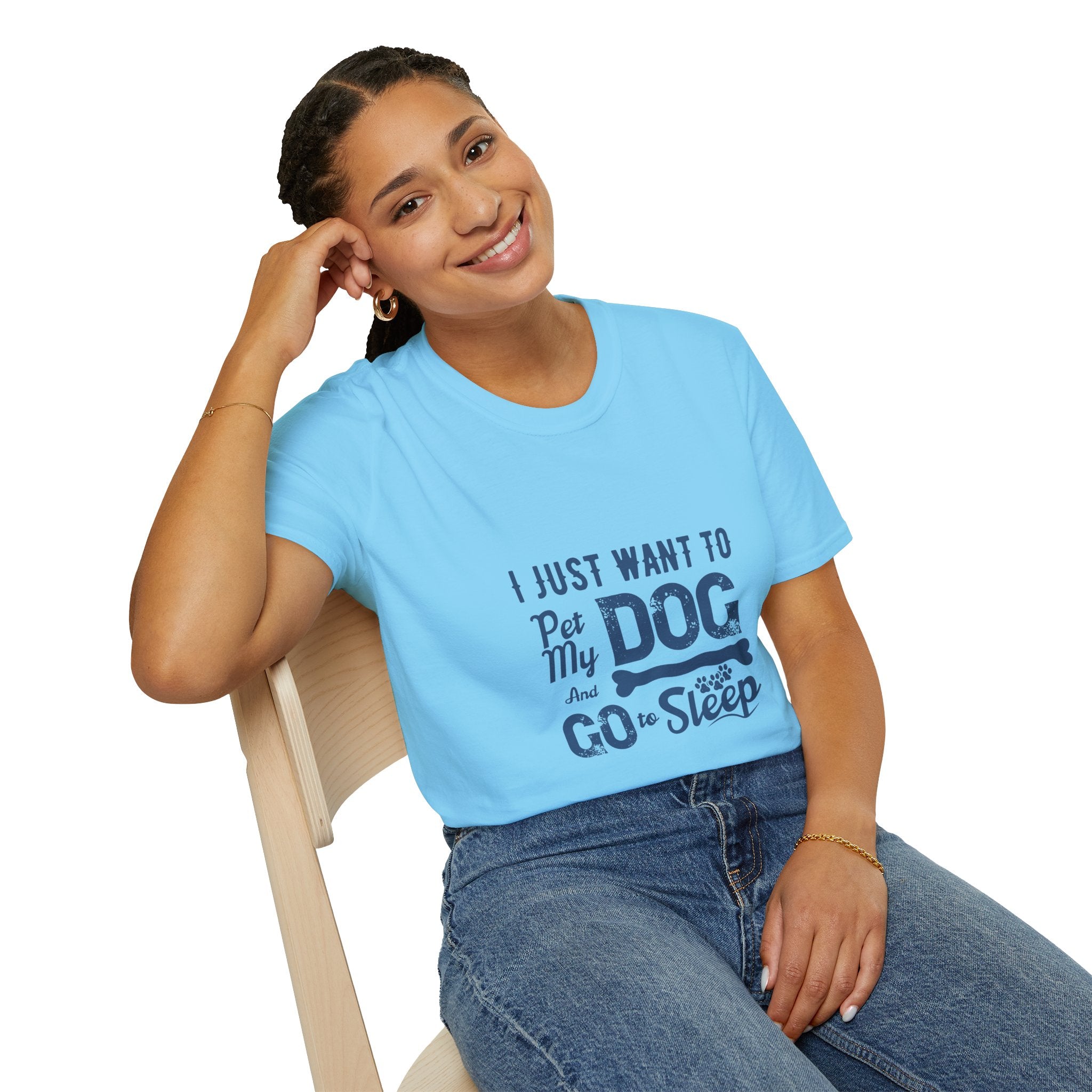 Funny Dog Lover Unisex T-Shirt, Pet Lover Gift, Cute Dog T-Shirt, Dog Mom, Dog Dad Apparel, Animal Lover Shirt