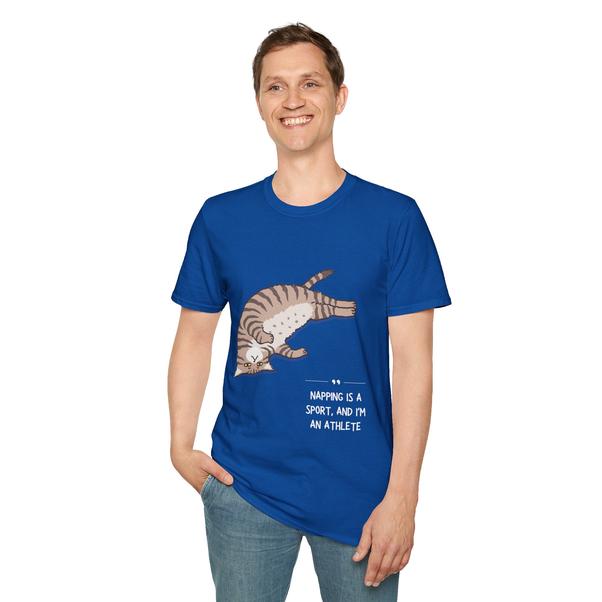Cat Nap T-Shirt, Funny Cat Lover Gift, Unisex Tee