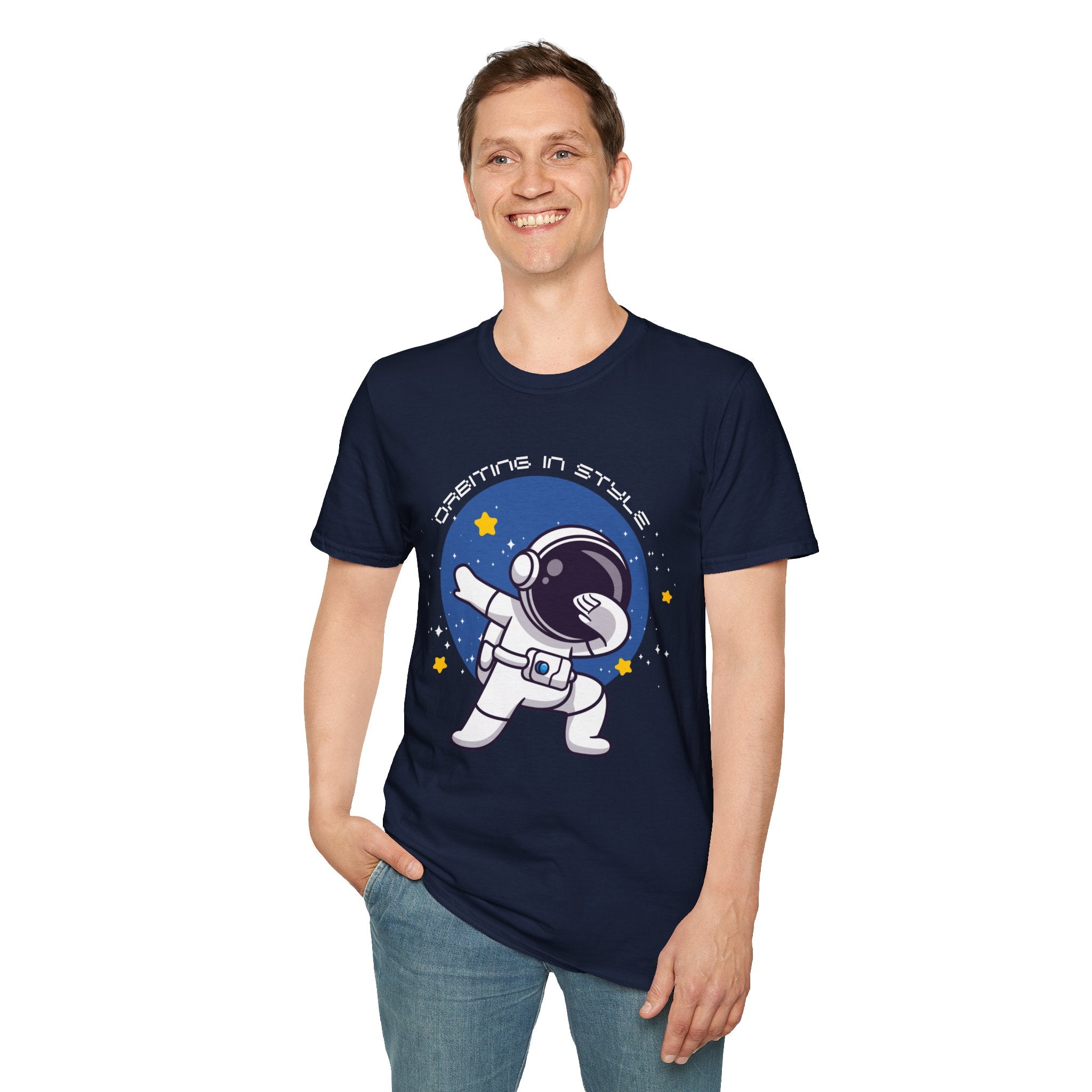 Astronaut Graphic Unisex T-Shirt, Cool Space Tee