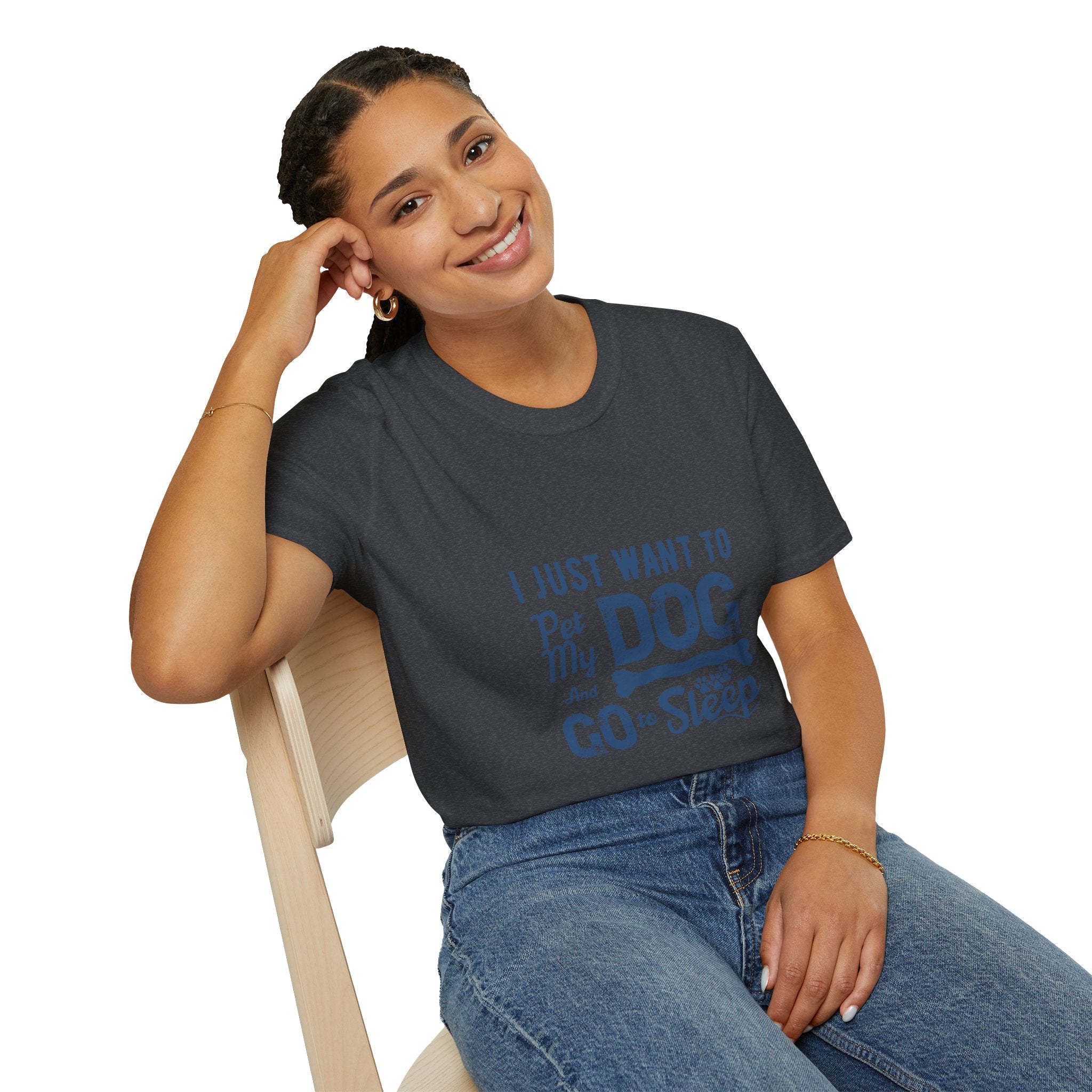 Funny Dog Lover Unisex T-Shirt, Pet Lover Gift, Cute Dog T-Shirt, Dog Mom, Dog Dad Apparel, Animal Lover Shirt