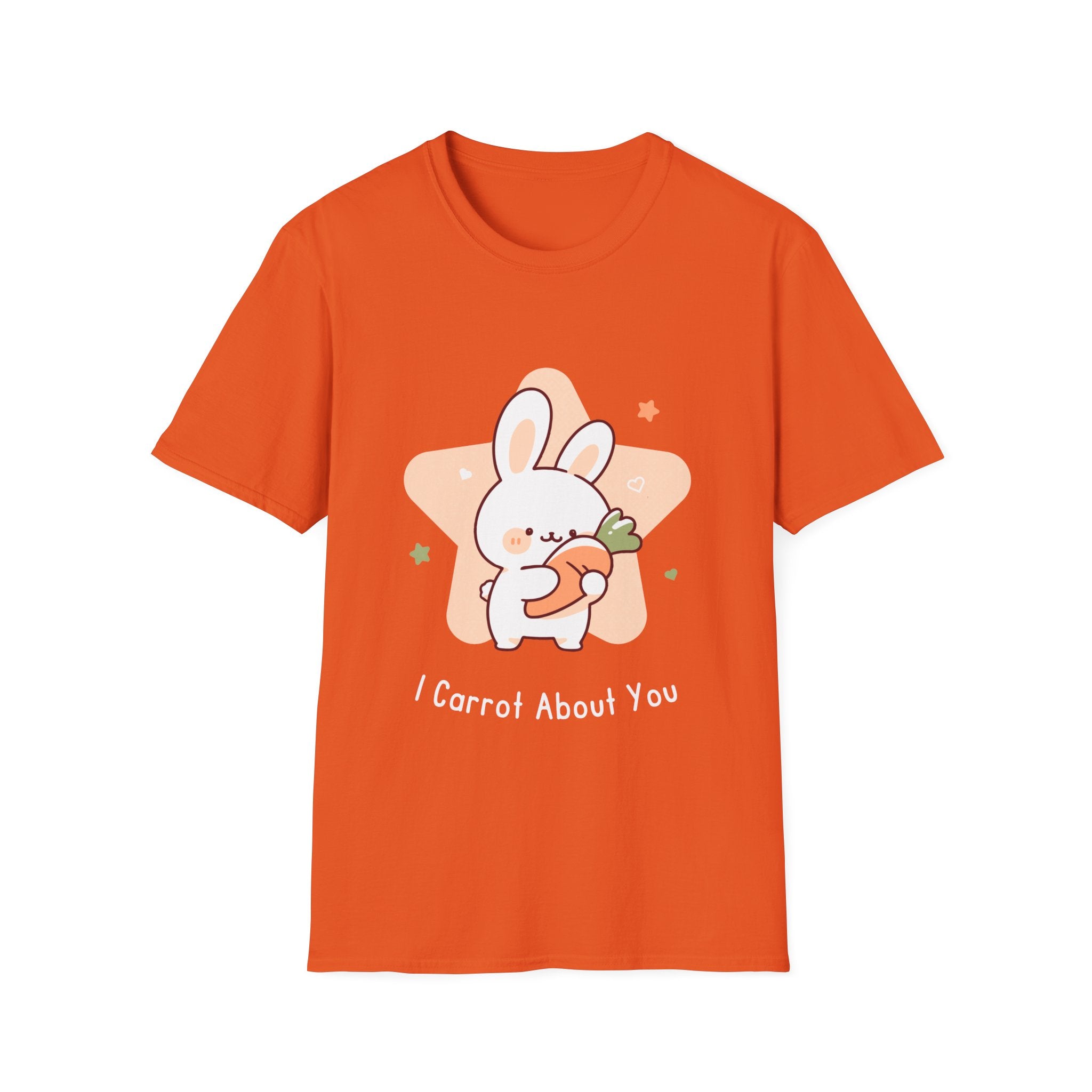Cute Rabbit Graphic Tee, I Carrot About You Shirt
