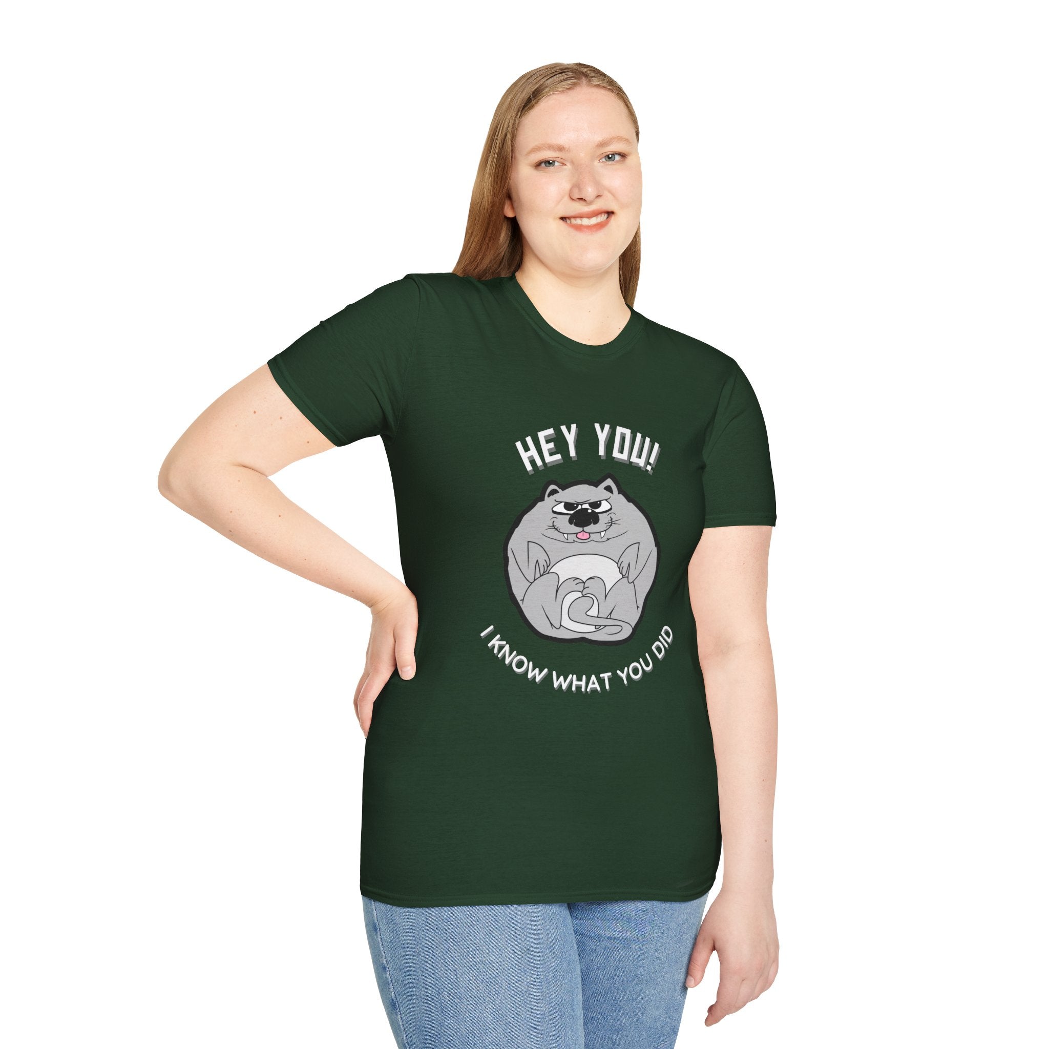 Funny Cat Graphic T-Shirt, Cute Pet Lover Gift