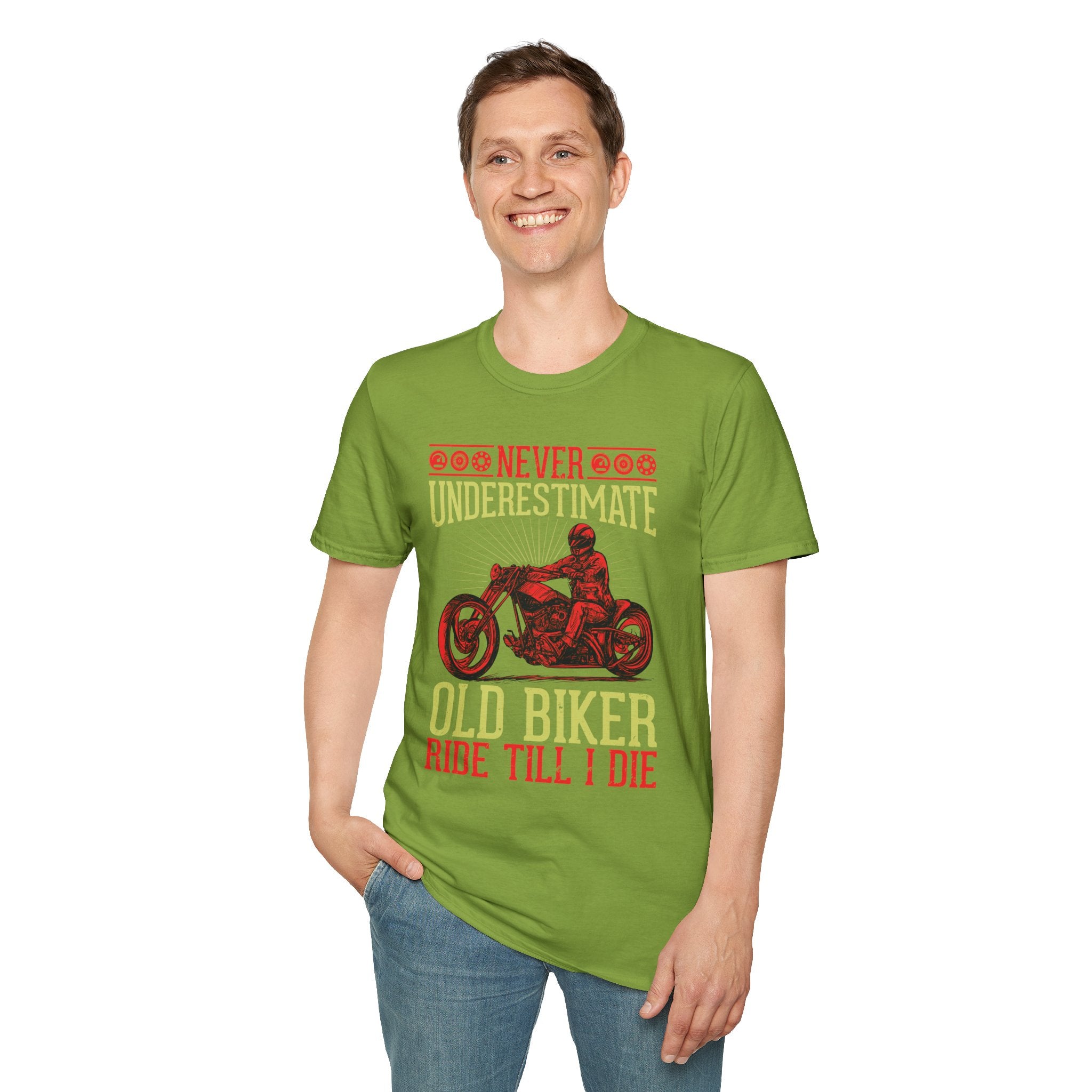 Unisex Biker Shirt - Never Underestimate Old Biker - Motorcycle Gift, Motorbike Lover Tee, Father’s Day Present, Adventure Apparel, [...]