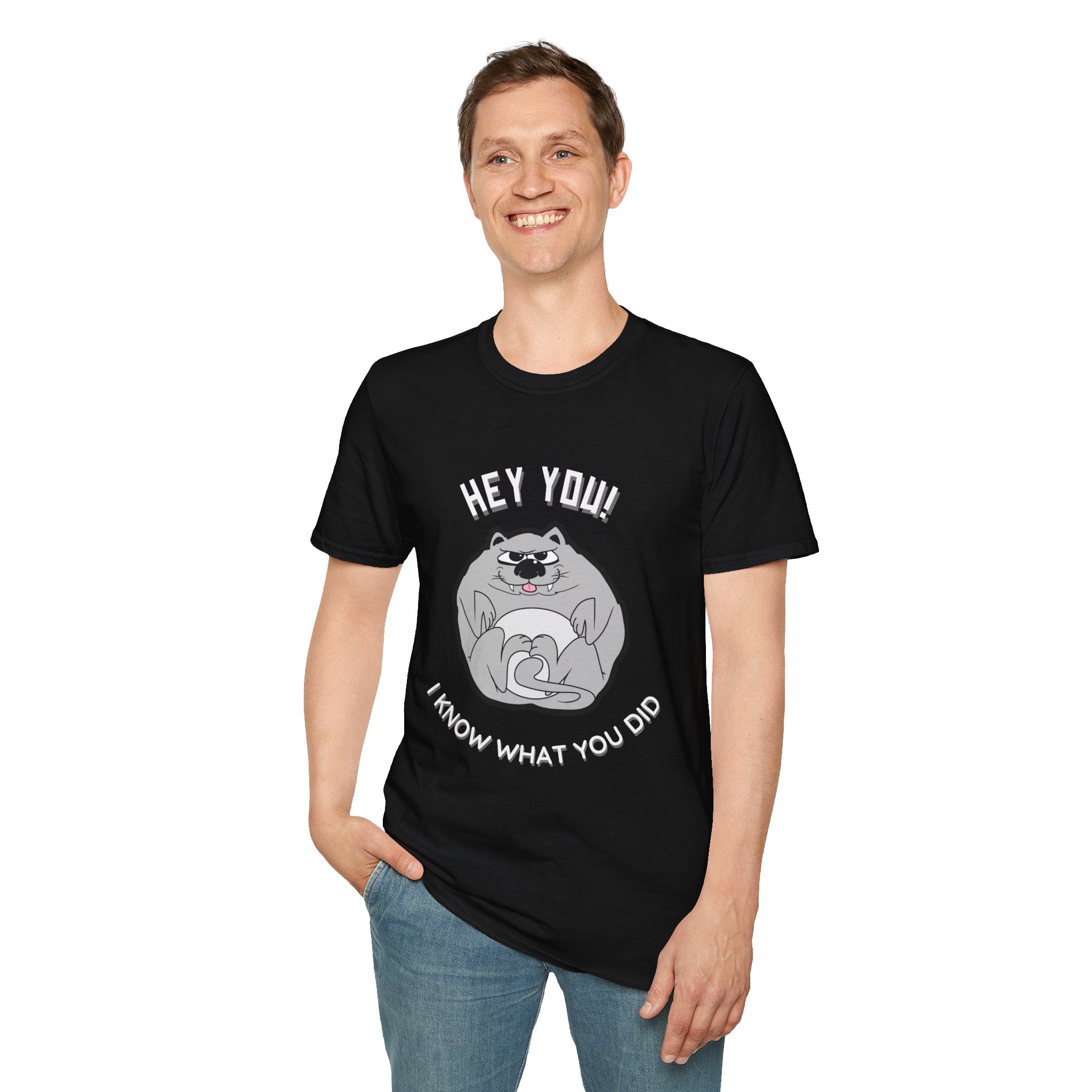 Funny Cat Graphic T-Shirt, Cute Pet Lover Gift