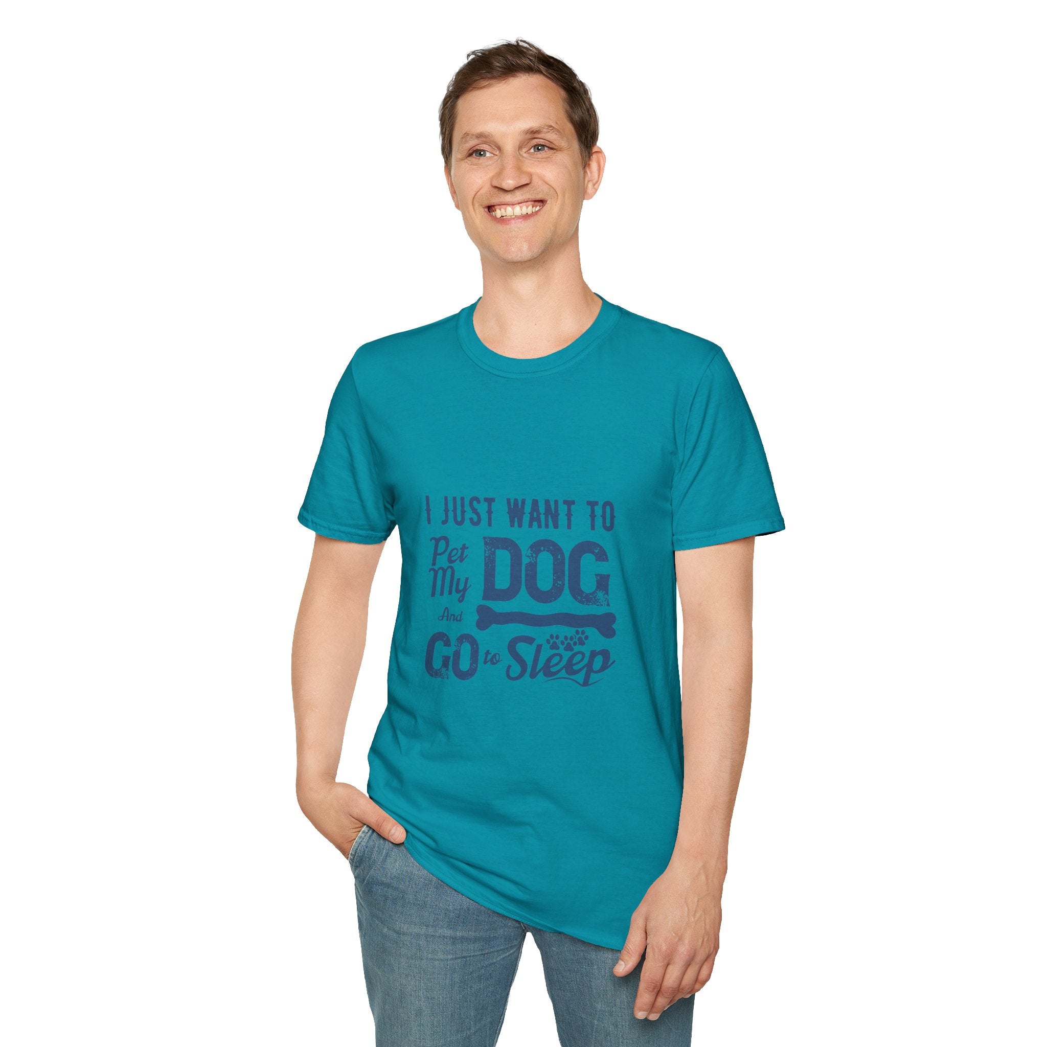 Funny Dog Lover Unisex T-Shirt, Pet Lover Gift, Cute Dog T-Shirt, Dog Mom, Dog Dad Apparel, Animal Lover Shirt