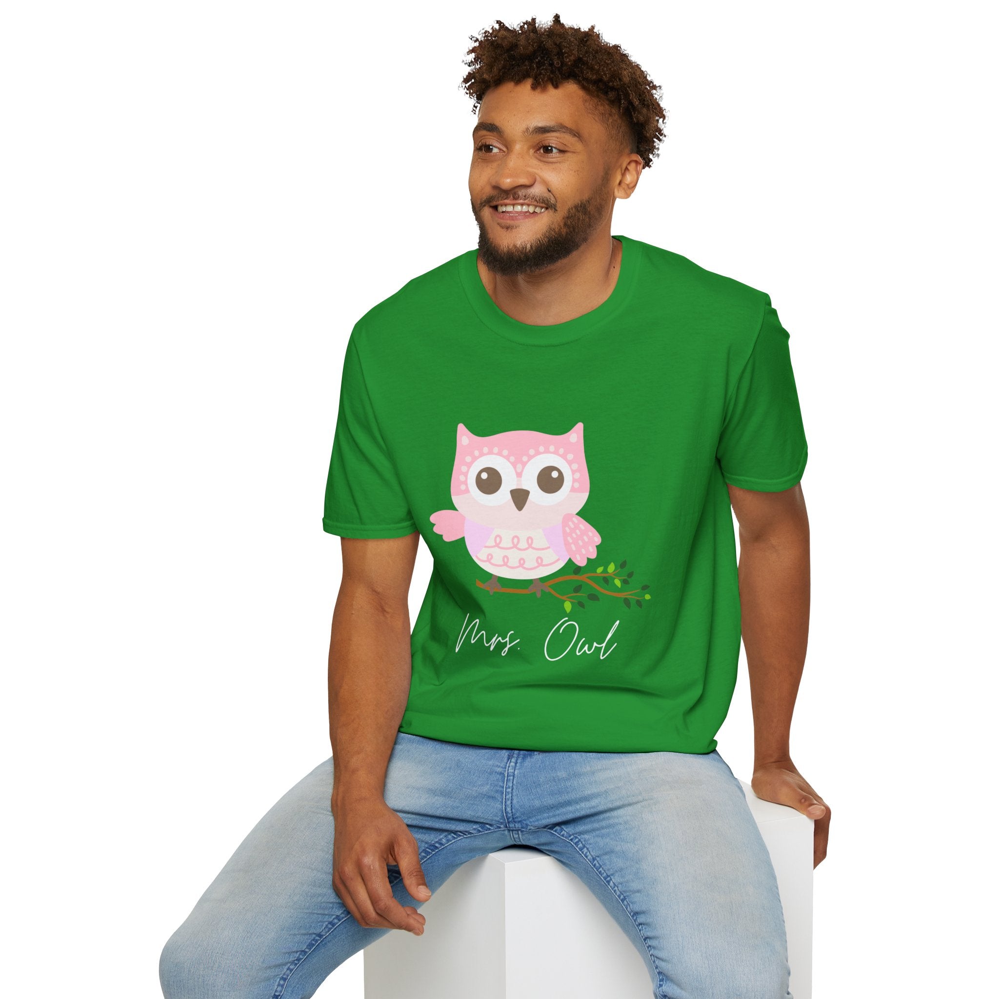 Cute Owl Unisex T-Shirt, Gift for Animal Lovers, Cozy Casual Wear