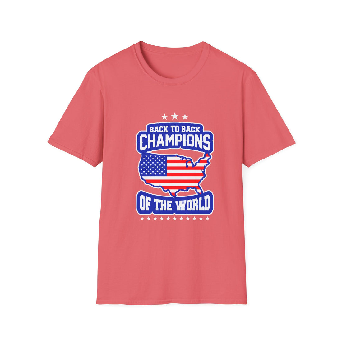 Patriotic Unisex T-Shirt for Champions | Casual Wear, Gift for Sports Lovers, All-American Style, 4th of July, Everyday Comfort