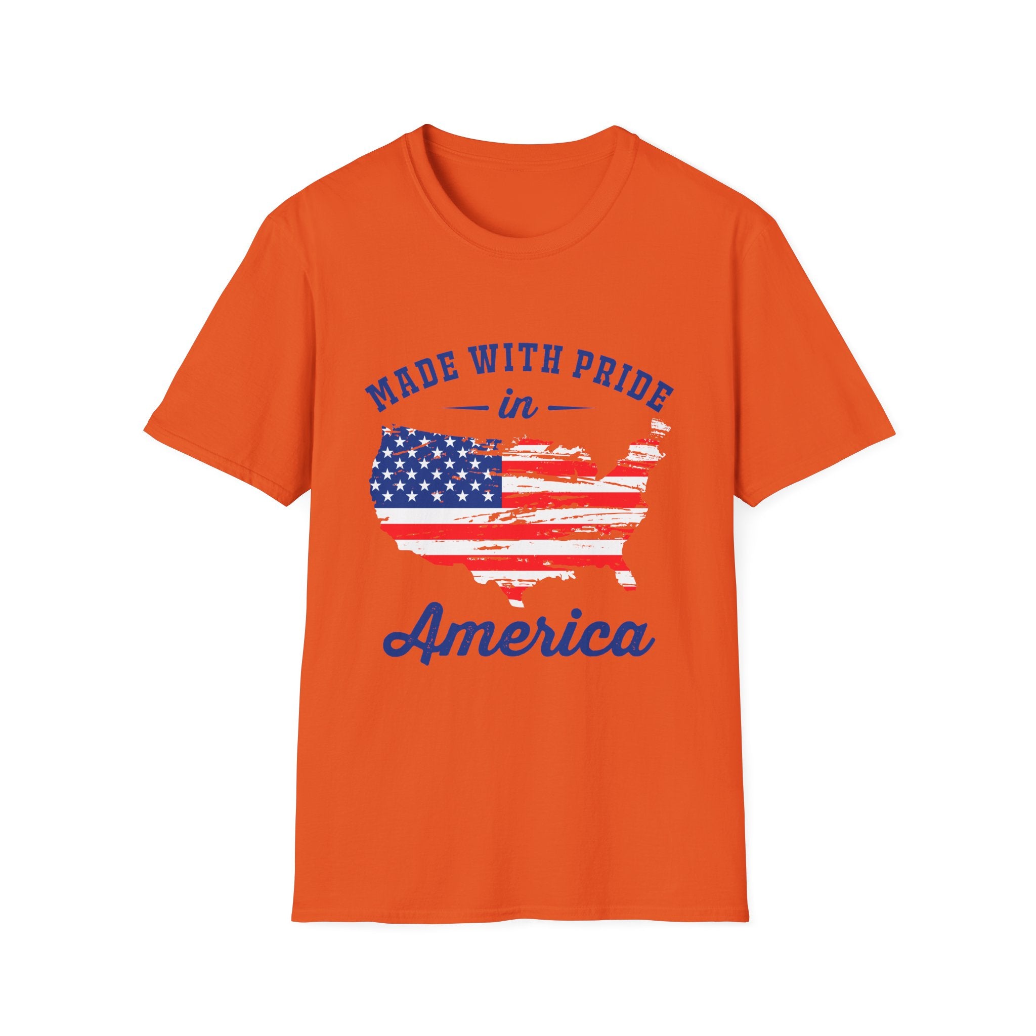Pride USA Unisex T-Shirt, American Flag Graphic Tee, Independence Day Shirt, Gift for Patriots, Casual Everyday Wear